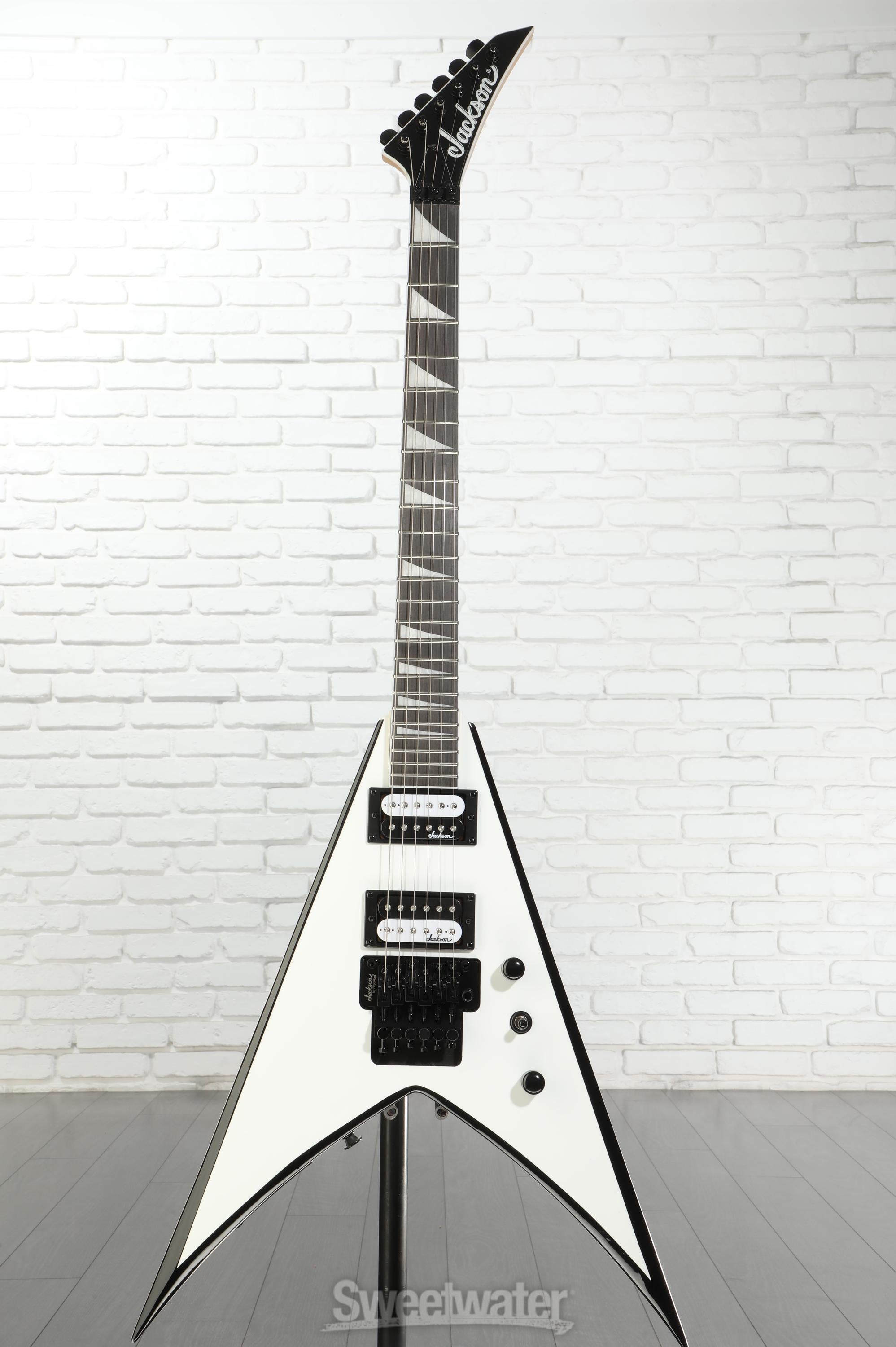 Jackson JS Series King V JS32 - White with Black Bevels Reviews