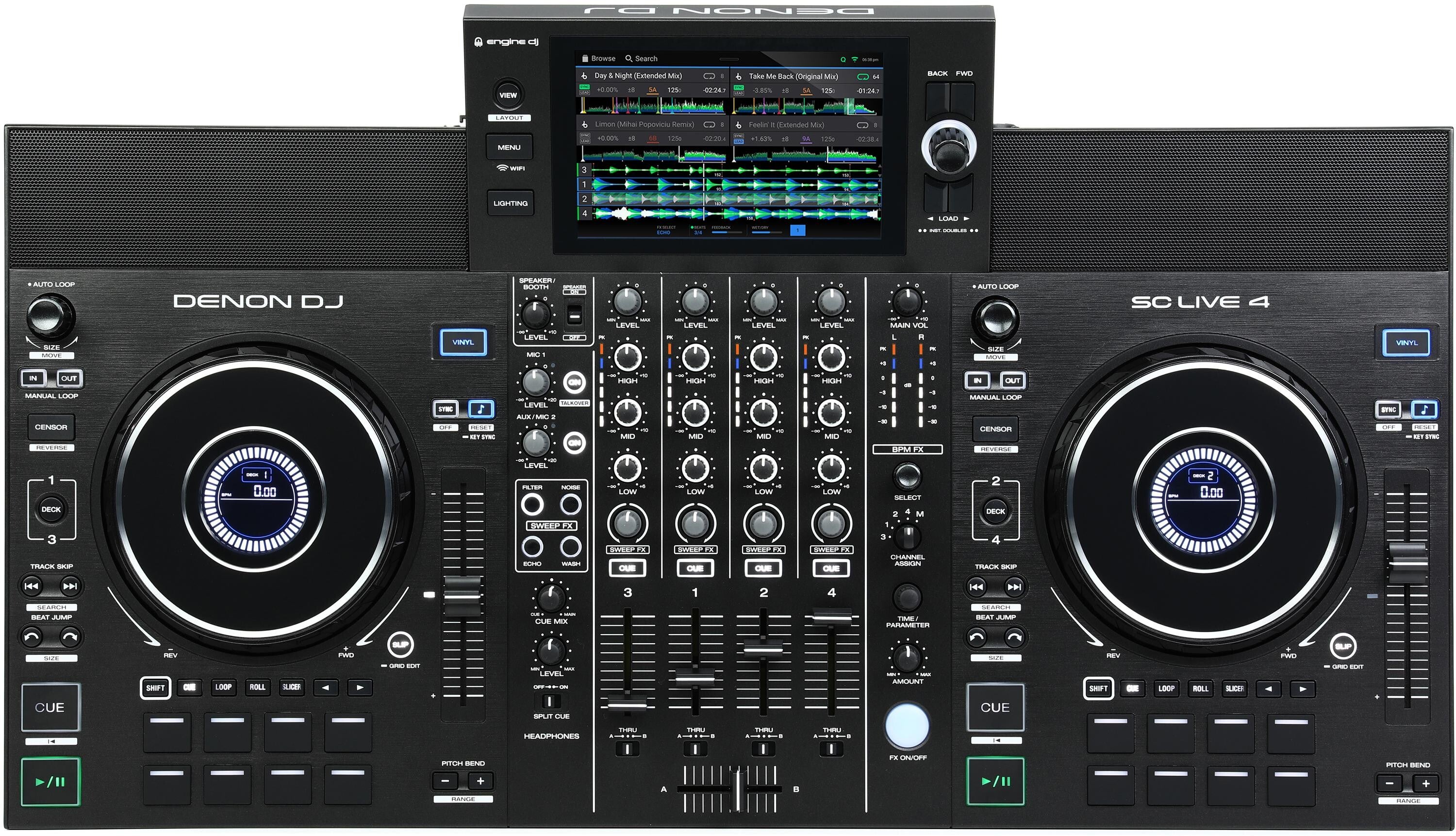 Bundled Item: Denon DJ SC Live 4 Standalone DJ Controller