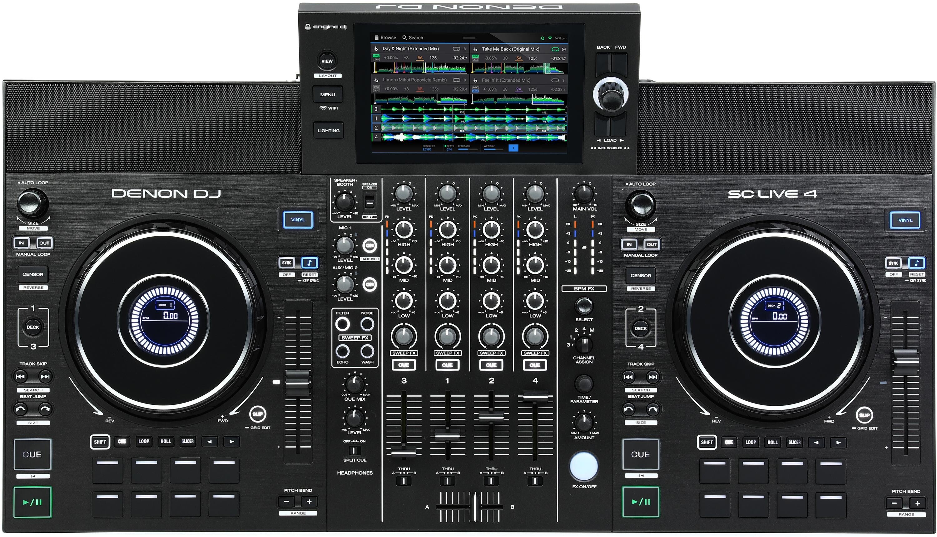 Play  Music tracks directly on Denon DJ SC Live controllers