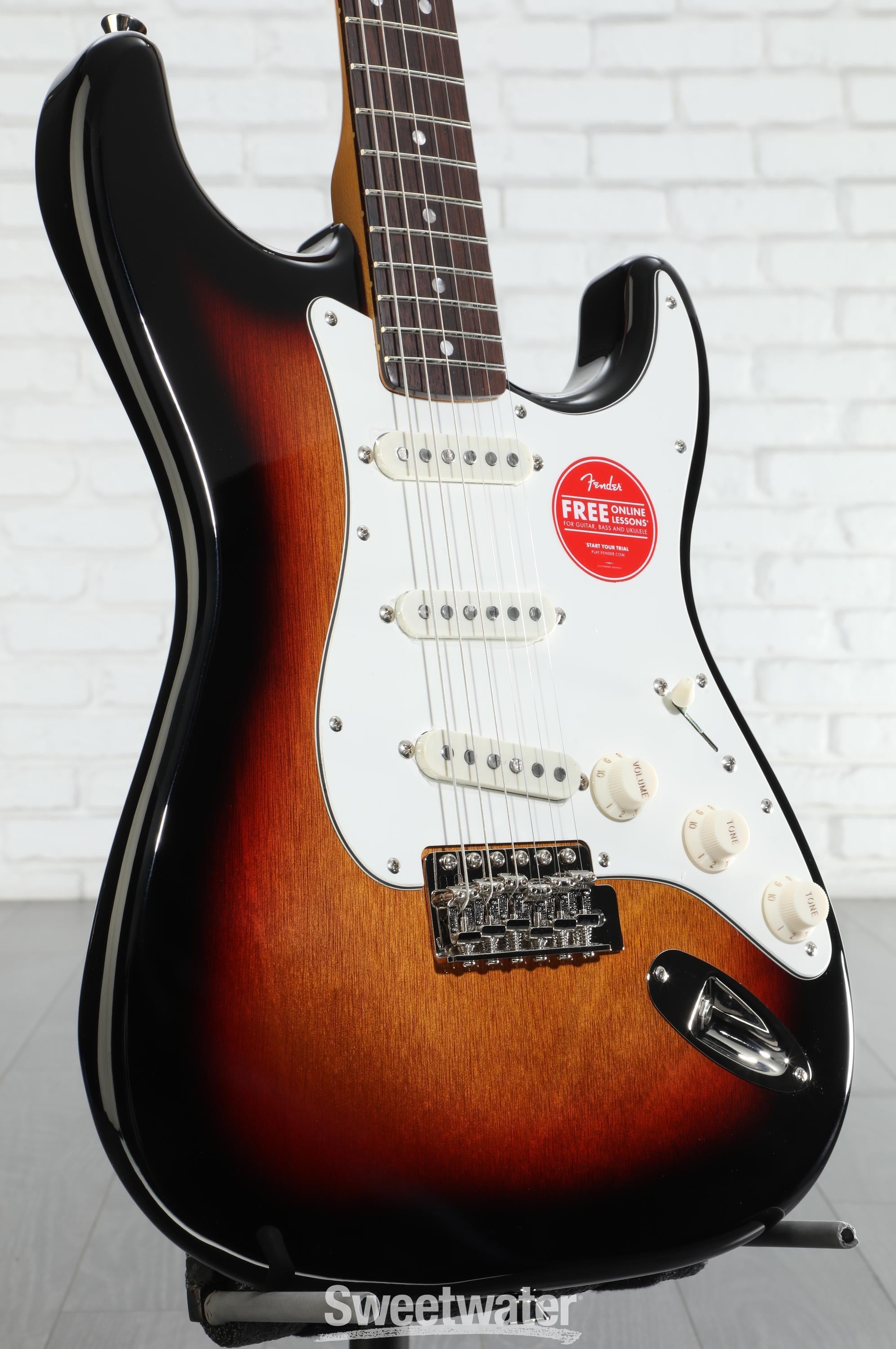 ギター Squier classic vibe 60s stratocaster Squier Classic Vibe Stratocaster '60s - 3-tone Sunburst with