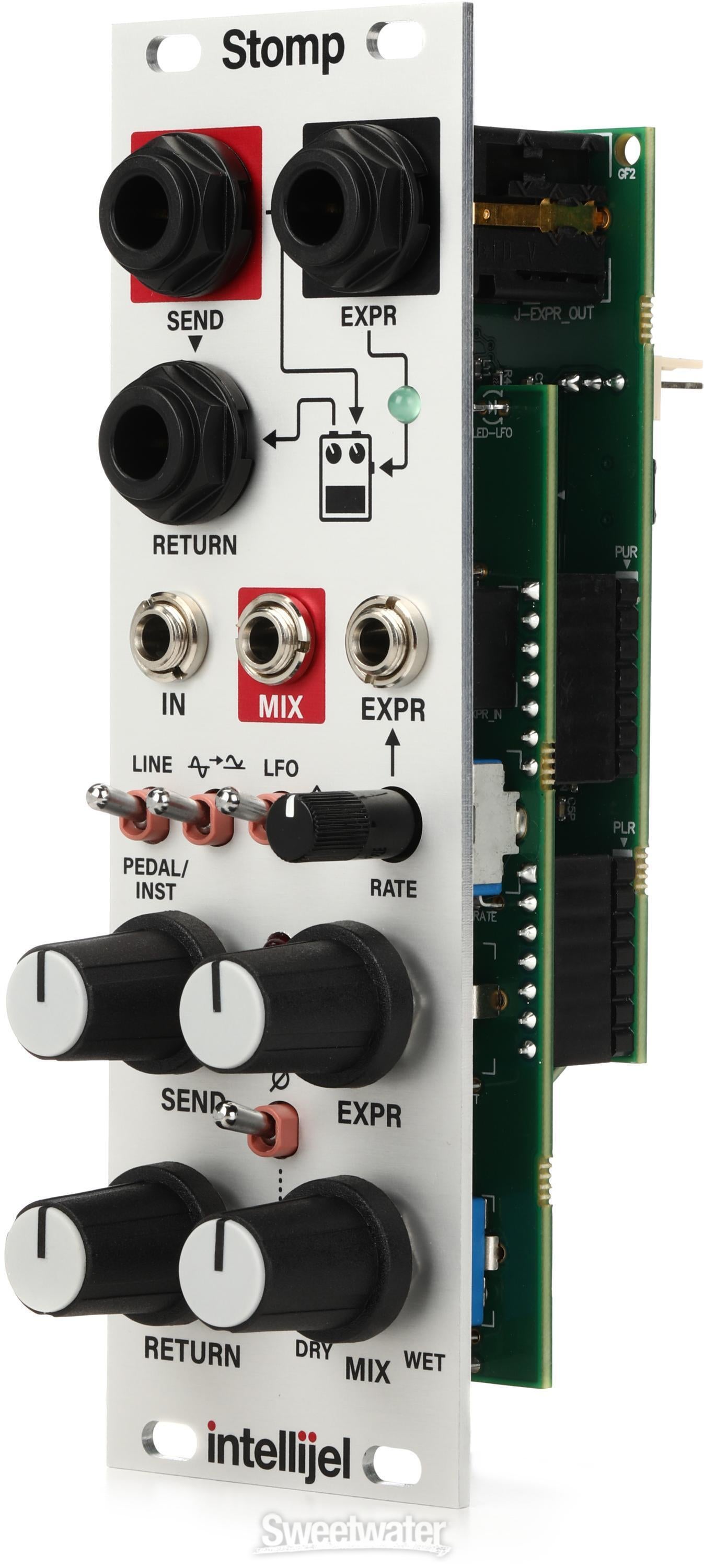 Intellijel Stomp Effects Send/Return with Expression Control