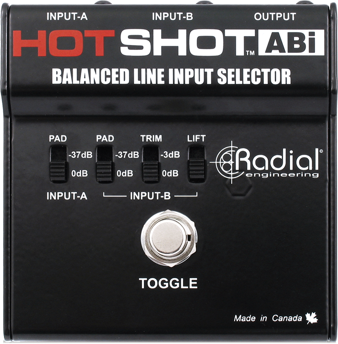 Radial HotShot ABi Balanced Line Input Selector | Sweetwater