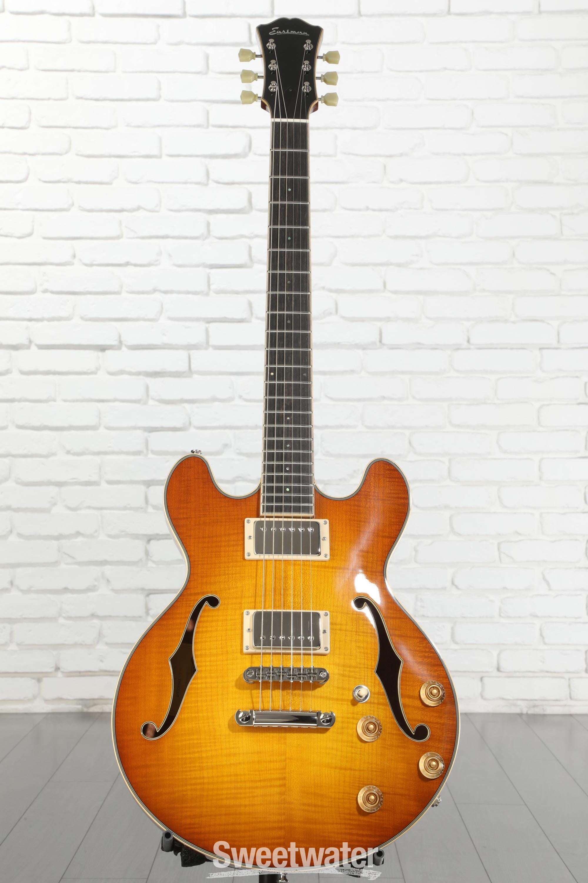 Eastman Guitars T184MX-GB Thinline Semi-hollowbody Electric Guitar