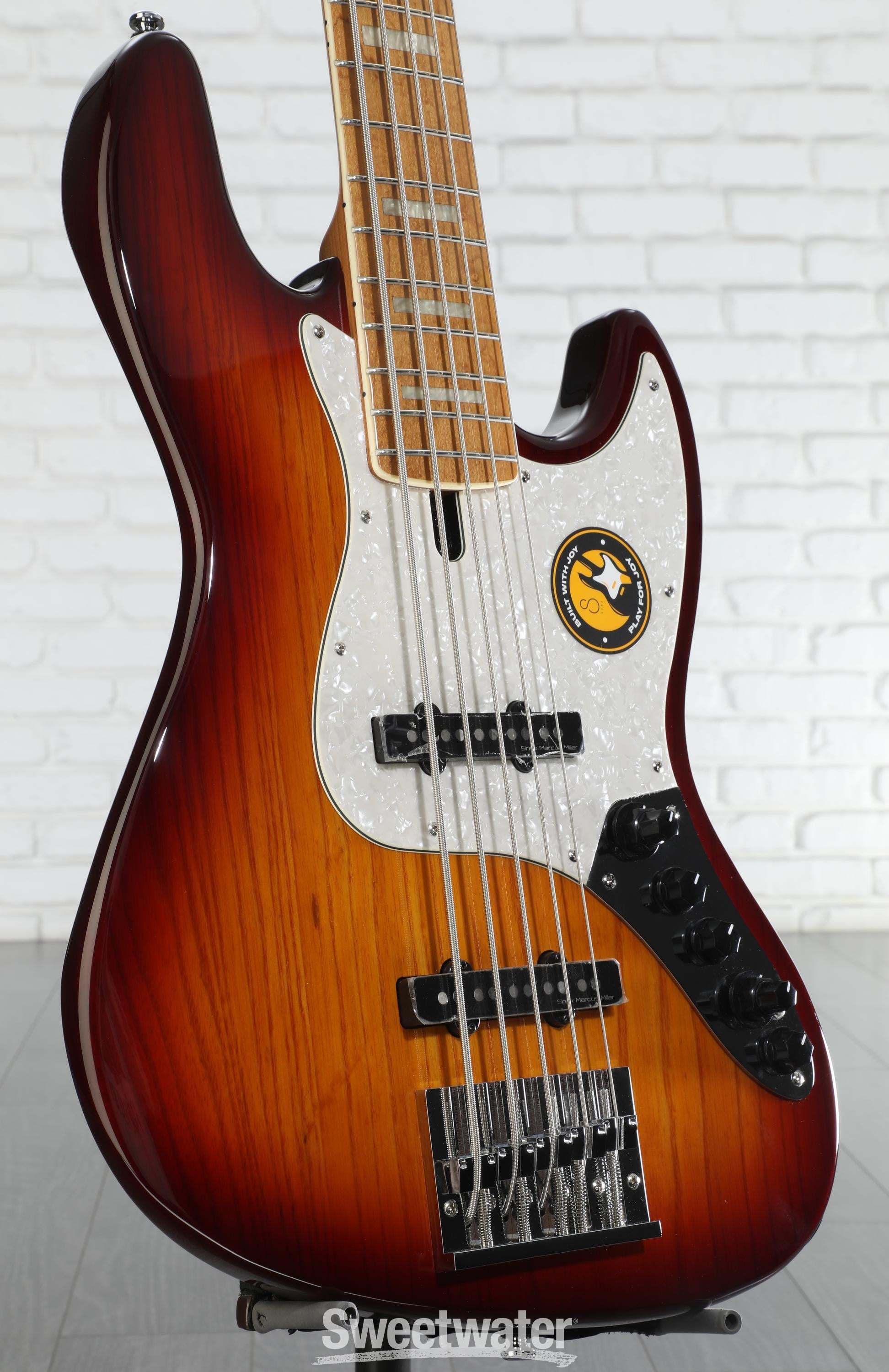 Sire Marcus Miller V8 5-string Bass Guitar - Tobacco Sunburst