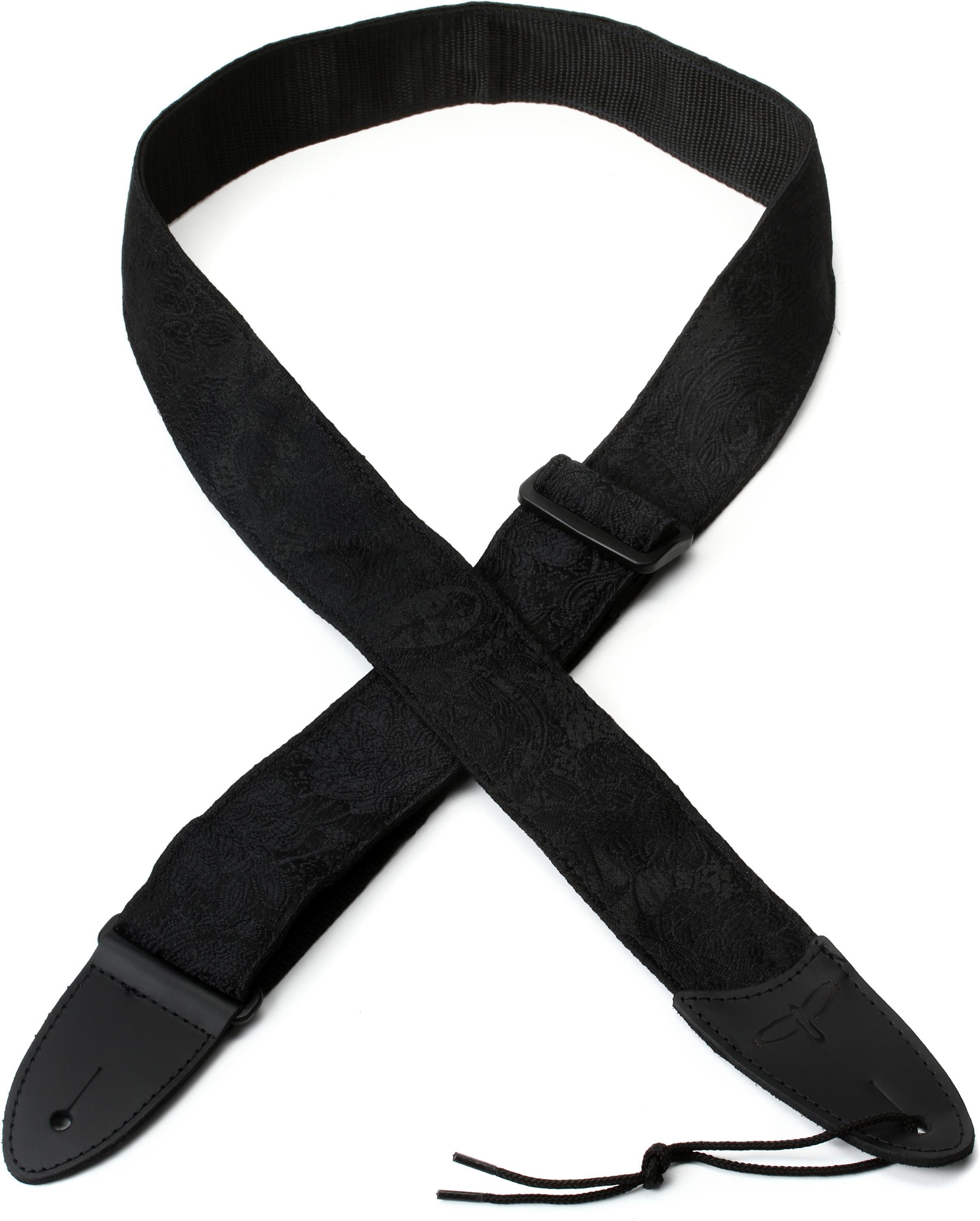 Photo of PRS Paisley Nylon Guitar Strap - Black