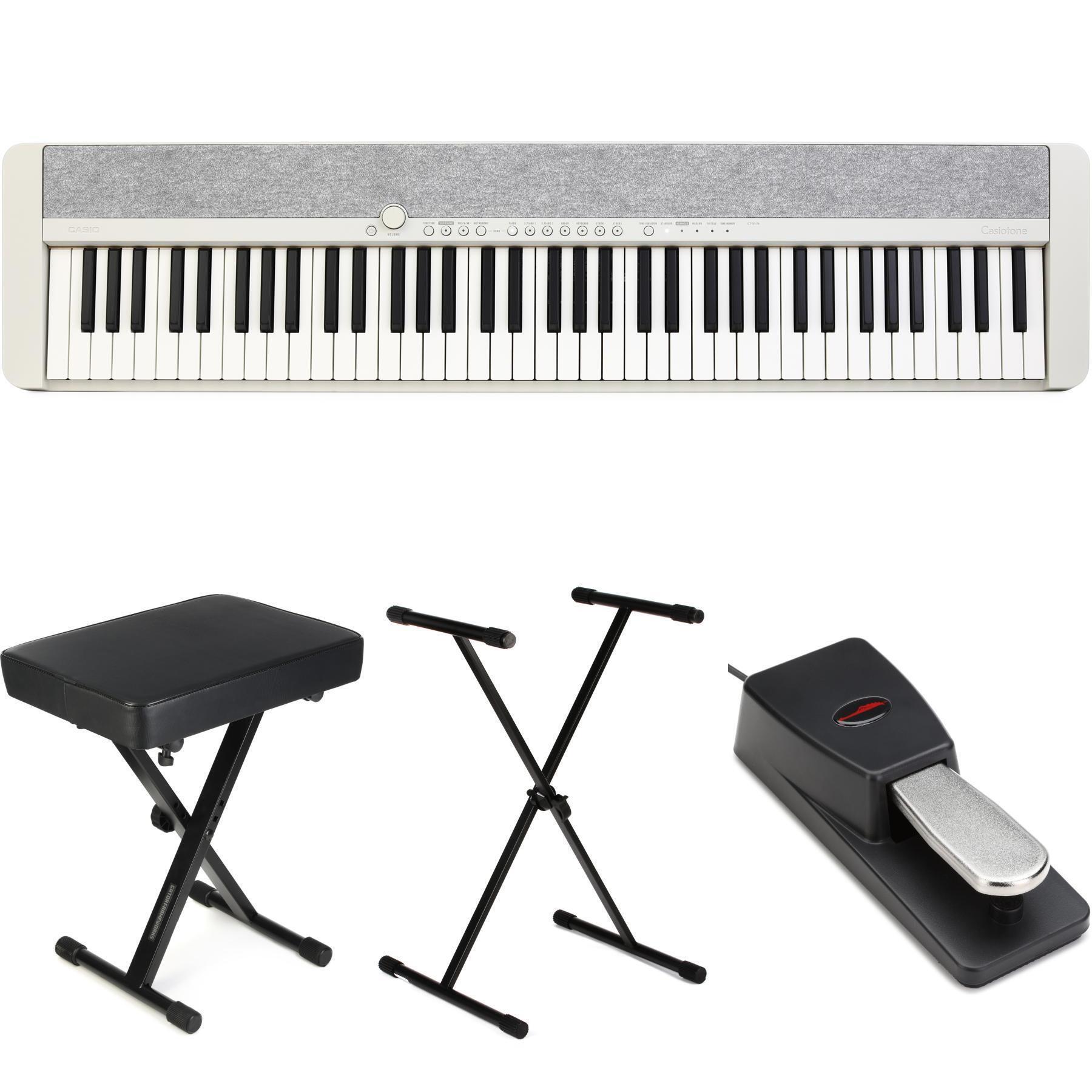 Casio CT-S1-76 76-key Portable Keyboard - White | Sweetwater