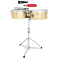 Photo of Latin Percussion Tito Puente Signature Series Timbales - Brass