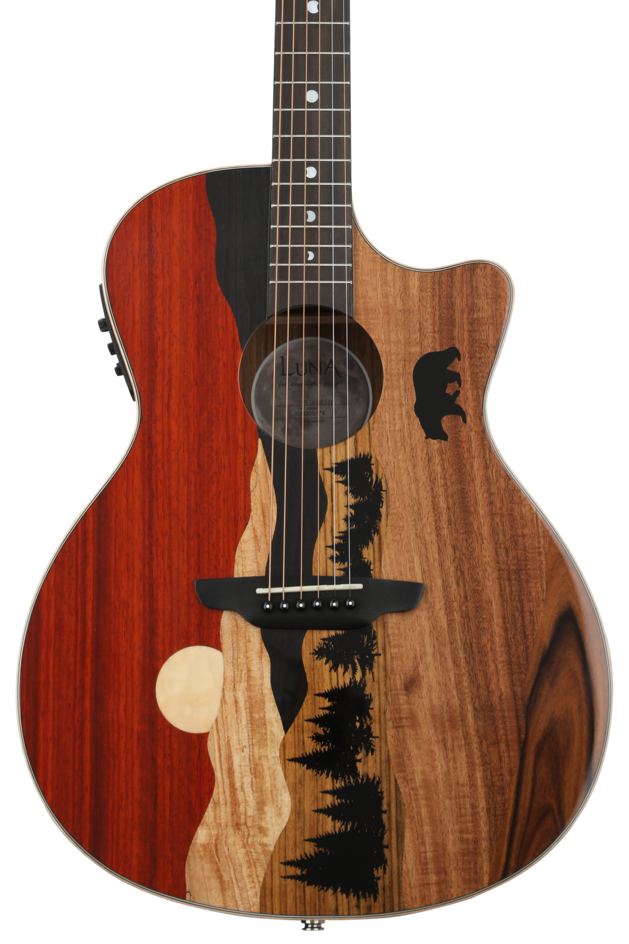 Luna Vista Bear Acoustic-electric Guitar - Gloss Natural | Sweetwater