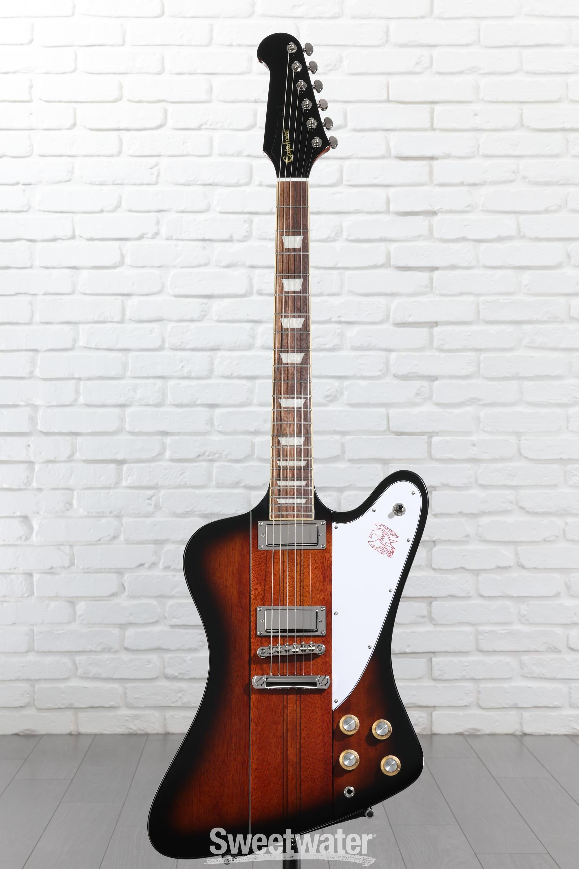 ギター EPIPHONE Firebird Vintage Sunburst Amazon.com: Epiphone Firebird, Vintage Sunburst : Musical Instruments