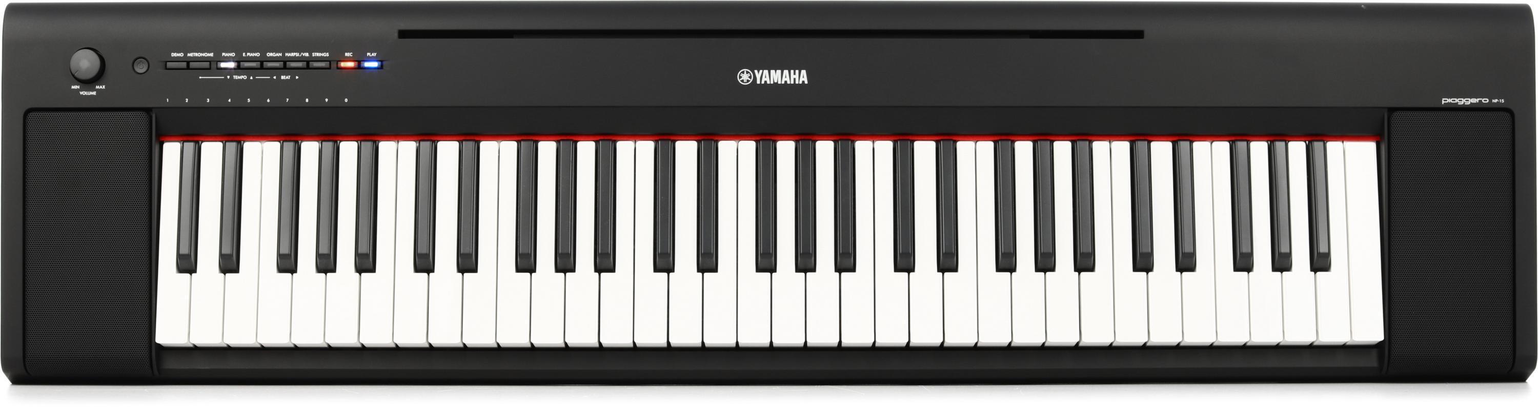 Yamaha Piaggero NP-12 61-key Portable Piano - Black | Sweetwater