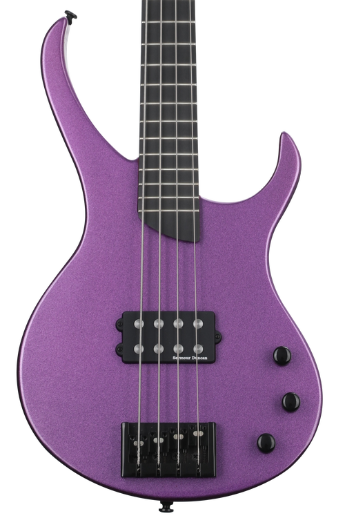 Kramer Desciple D-1 Bass Guitar - Thundercracker Purple Metallic
