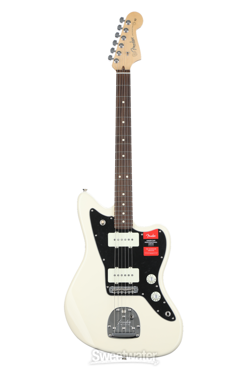 Fender American Professional Jazzmaster - Olympic White with Fender American Professional Jazzmaster - Olympic White with