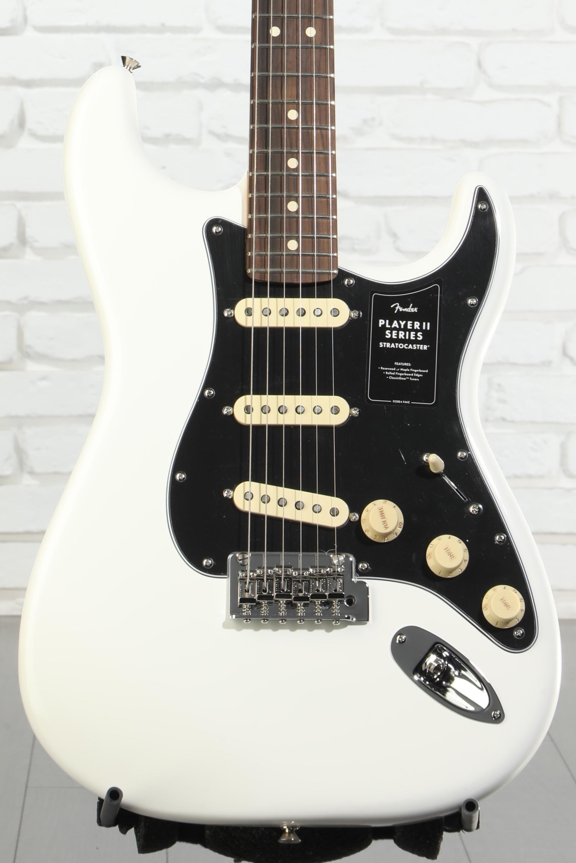 Fender Player II Stratocaster Electric Guitar - Polar White with