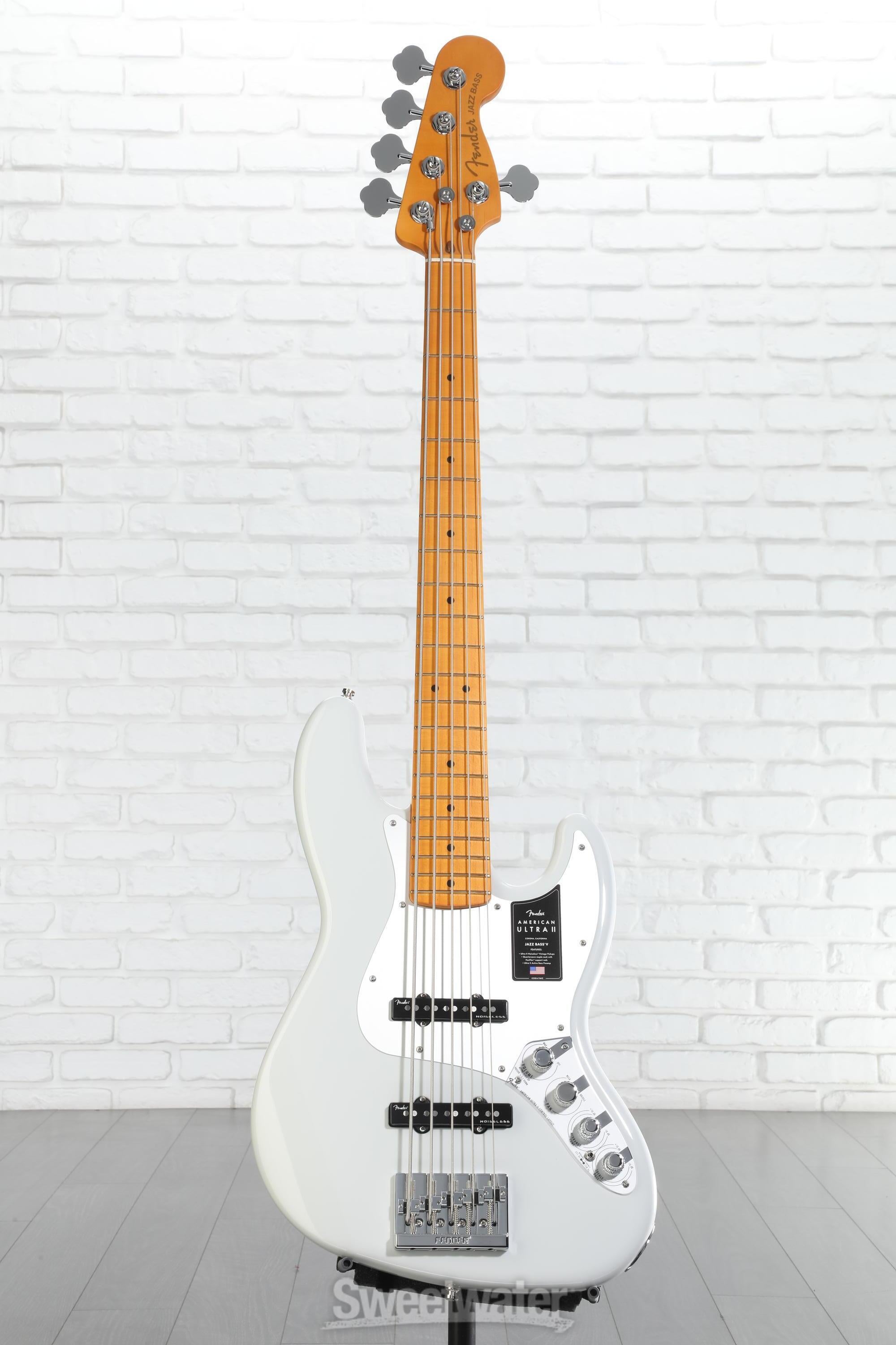 Fender American Ultra II Jazz Bass V - Avalanche, Maple