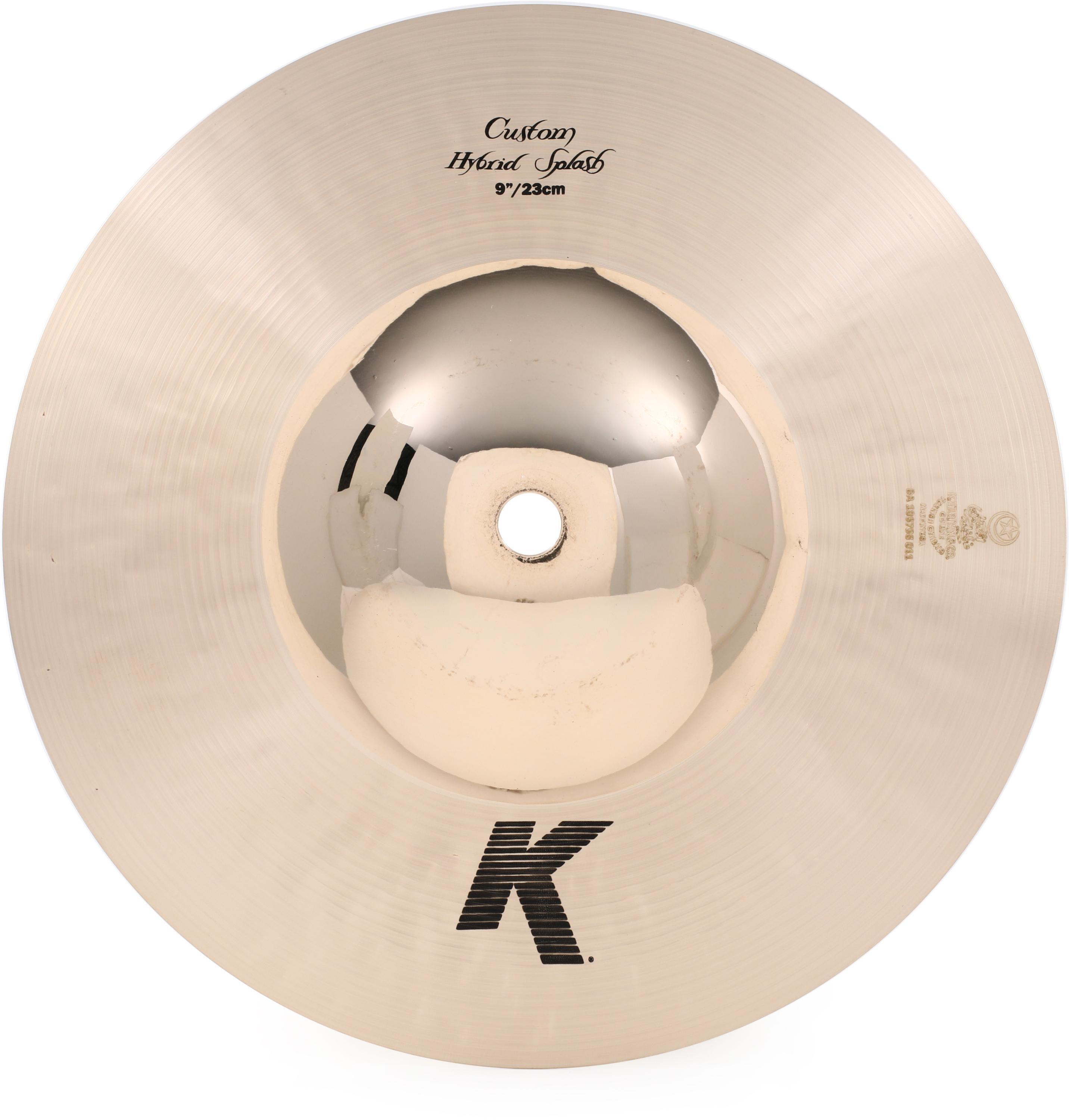 Zildjian 9 inch K Custom Hybrid Splash Cymbal | Sweetwater