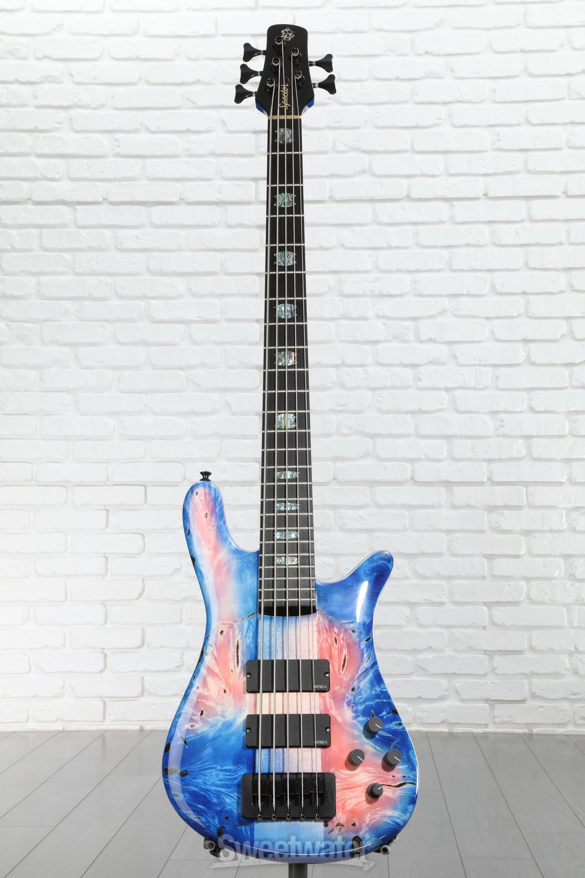 Basso Con Manico Attraversato E EQ Attivo Basso Elettrico LTD 206776 D ...