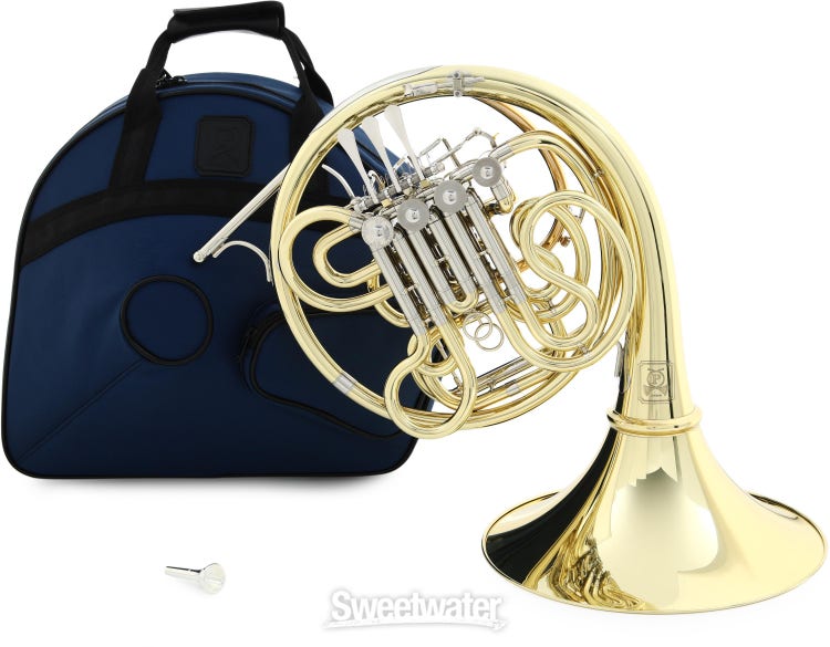 Paxman Musical Instruments Academy Series 4 F/Bb Full Double Horn - Clear  Lacquer