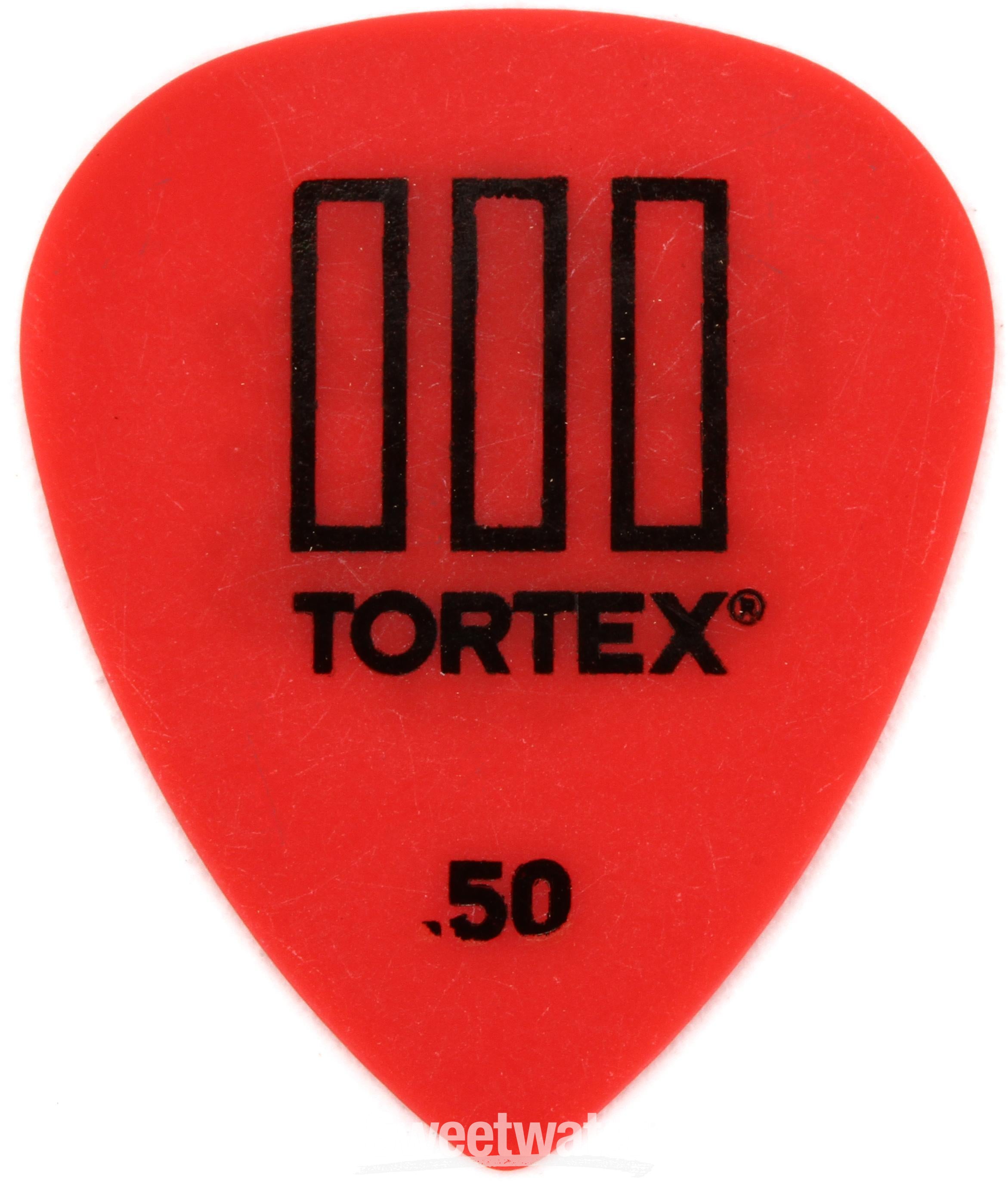 Dunlop Tortex TIII Guitar Picks - .50mm Red (72-pack