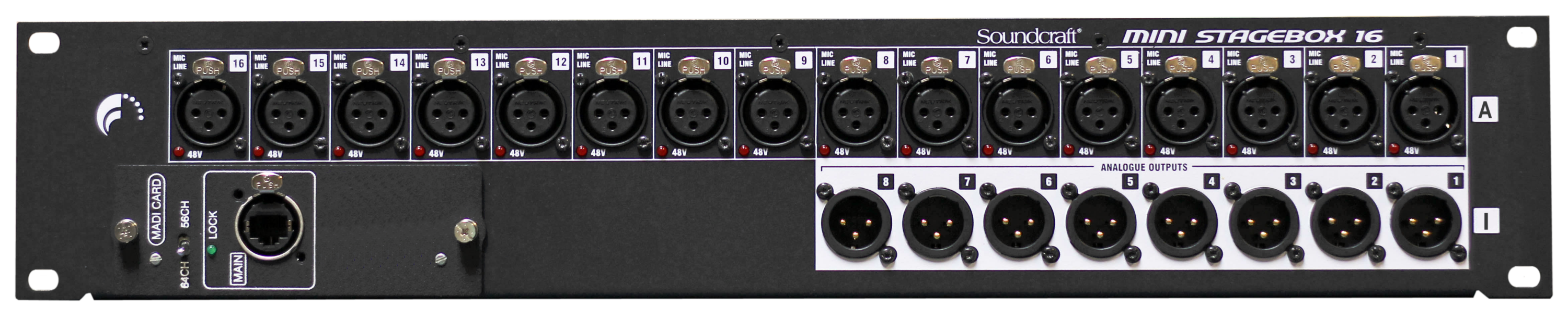 Photo of Soundcraft Mini Stagebox 16 16-channel Digital Stagebox with MADI Card
