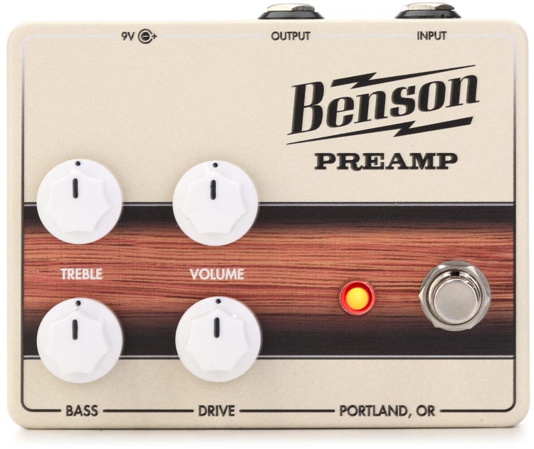 Benson Amps Preamp Pedal - Woody, Sweetwater Exclusive