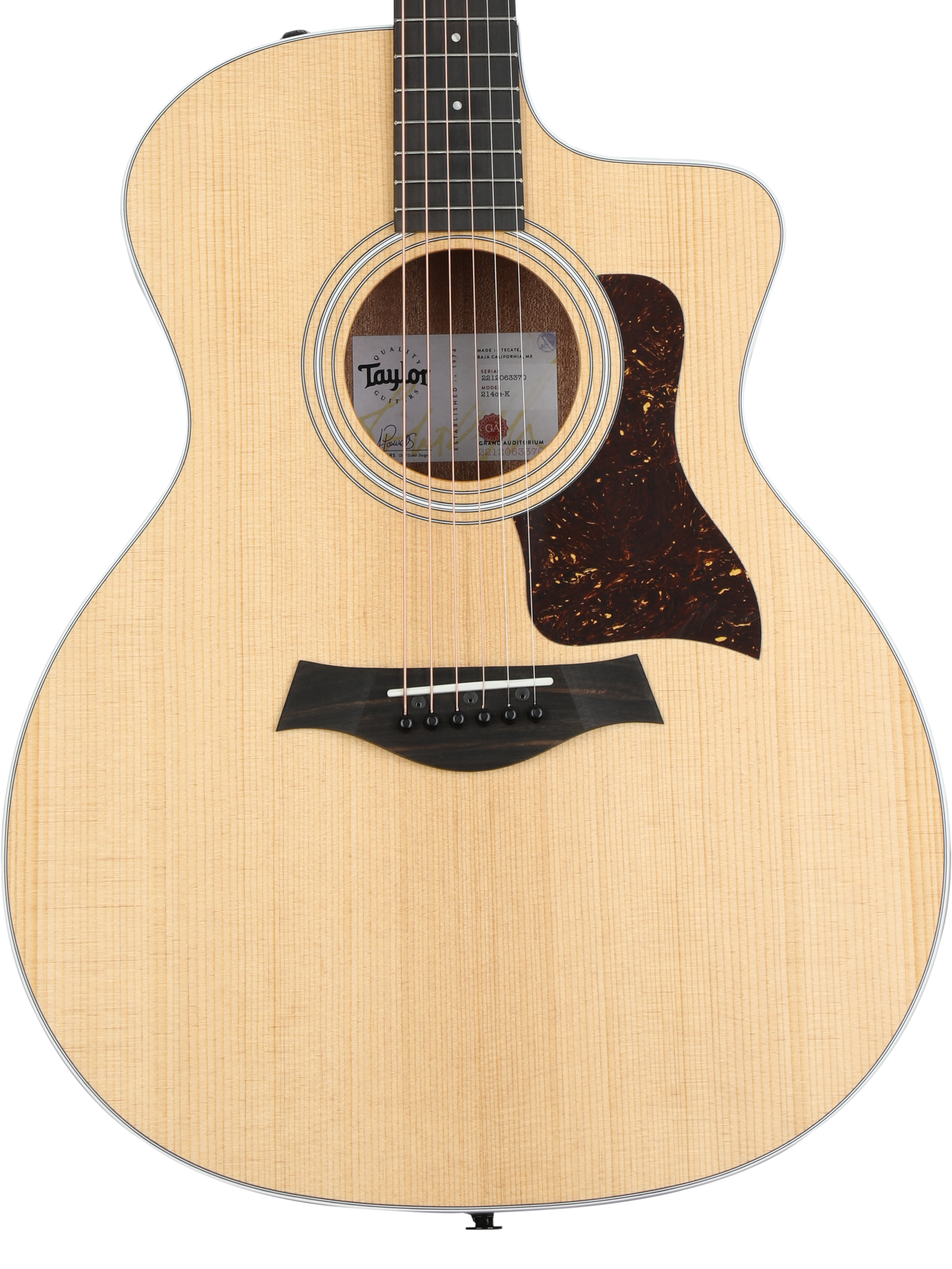 Taylor 214ce-K Acoustic-electric Guitar - Natural | Sweetwater