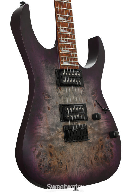 Ibanez RGRT621DPB - Transparent Purple Burst Flat | Sweetwater
