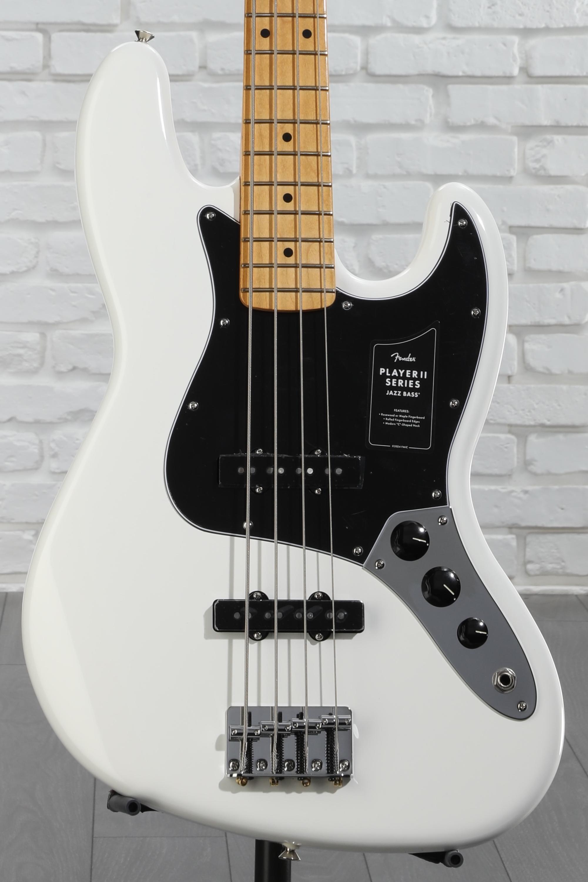 Fender Player II Jazz Bass - Polar White with Maple Fingerboard