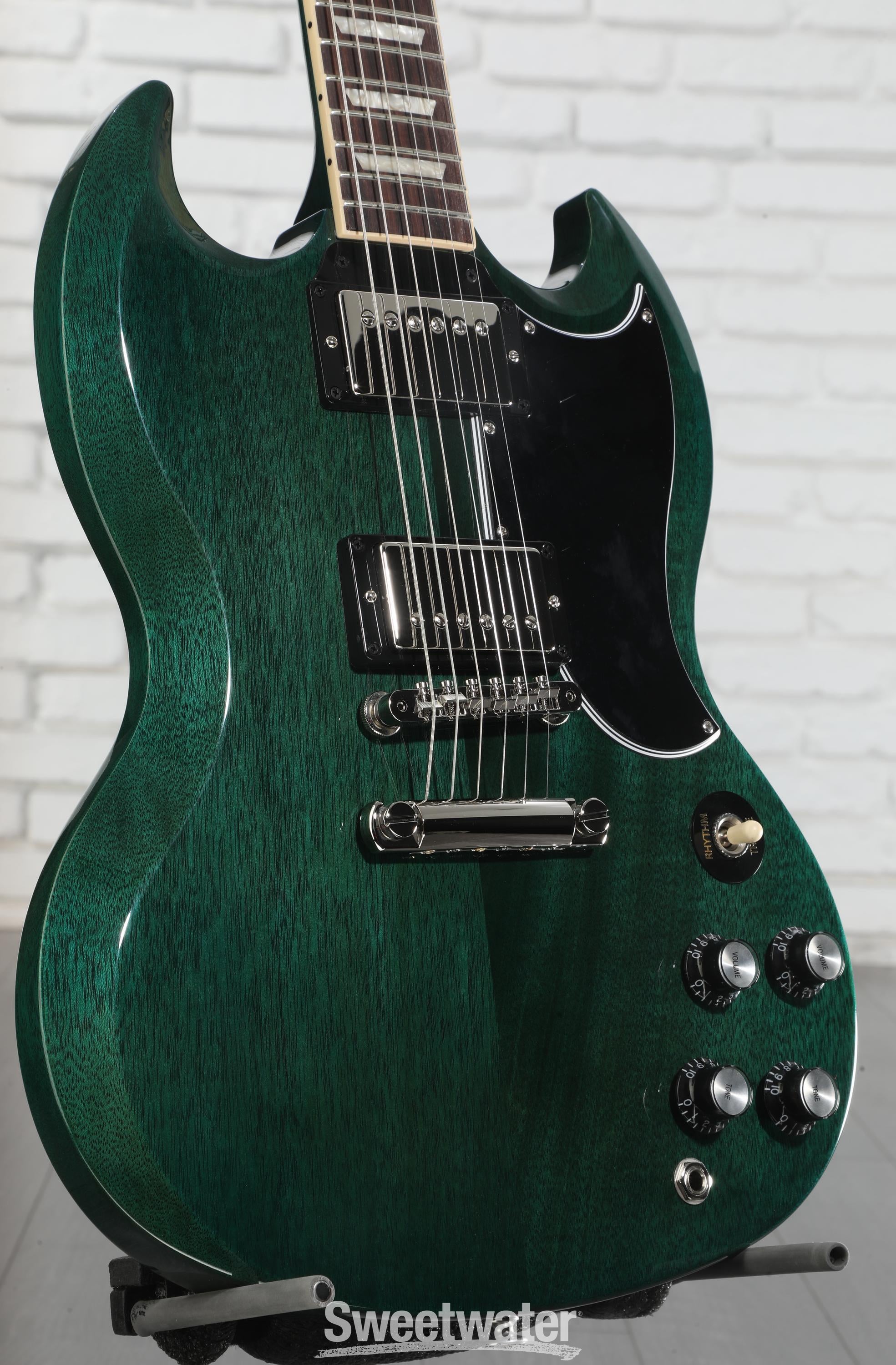 Gibson SG Standard '61 Electric Guitar - Translucent Teal | Sweetwater