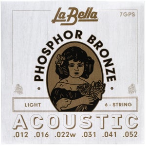 La Bella 710m Silk & Steel Acoustic Guitar Strings - Medium