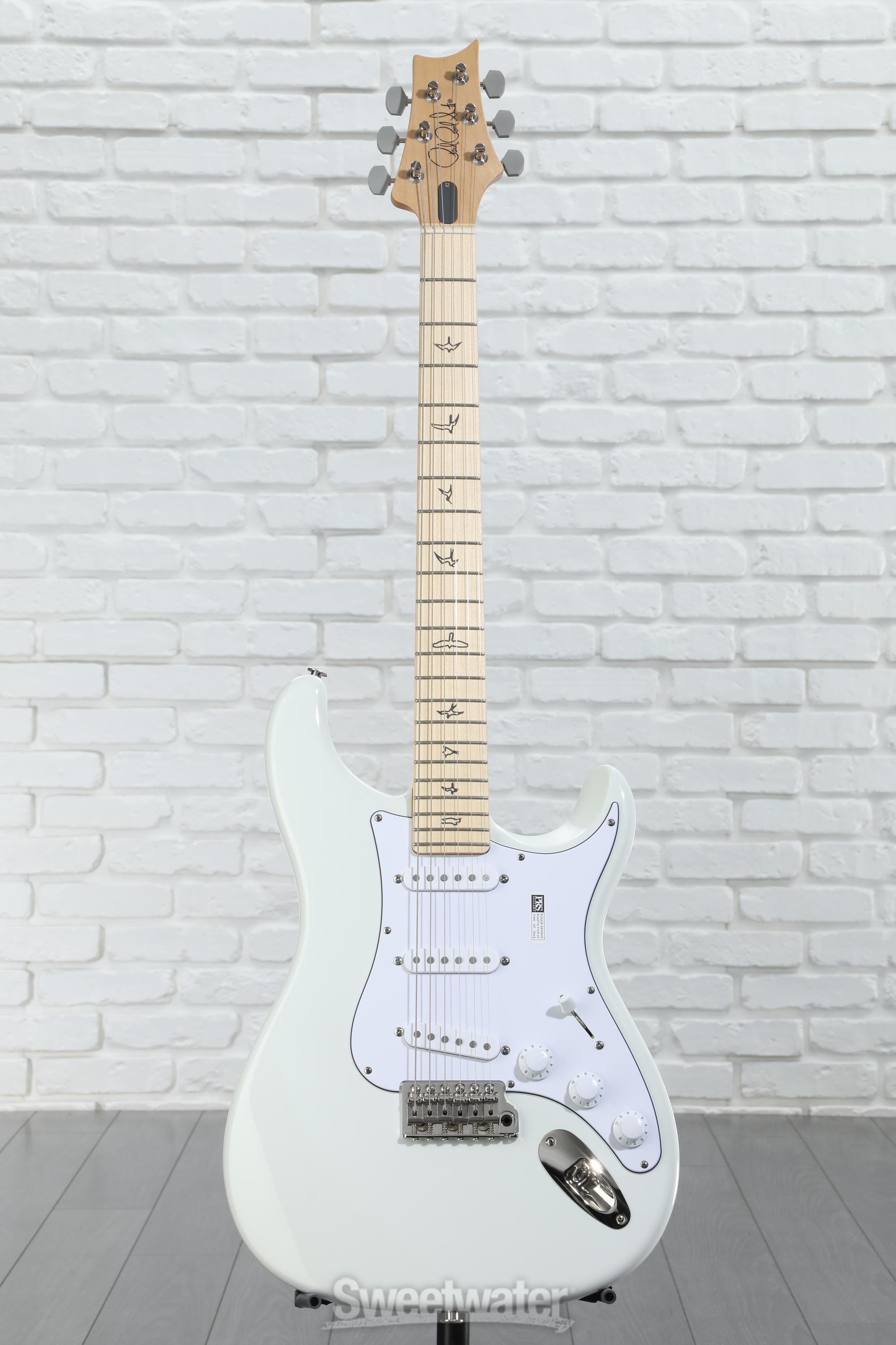 ギター PRS 2018 Silver Sky Frost White PRS Silver Sky Electric Guitar - Frost with Rosewood