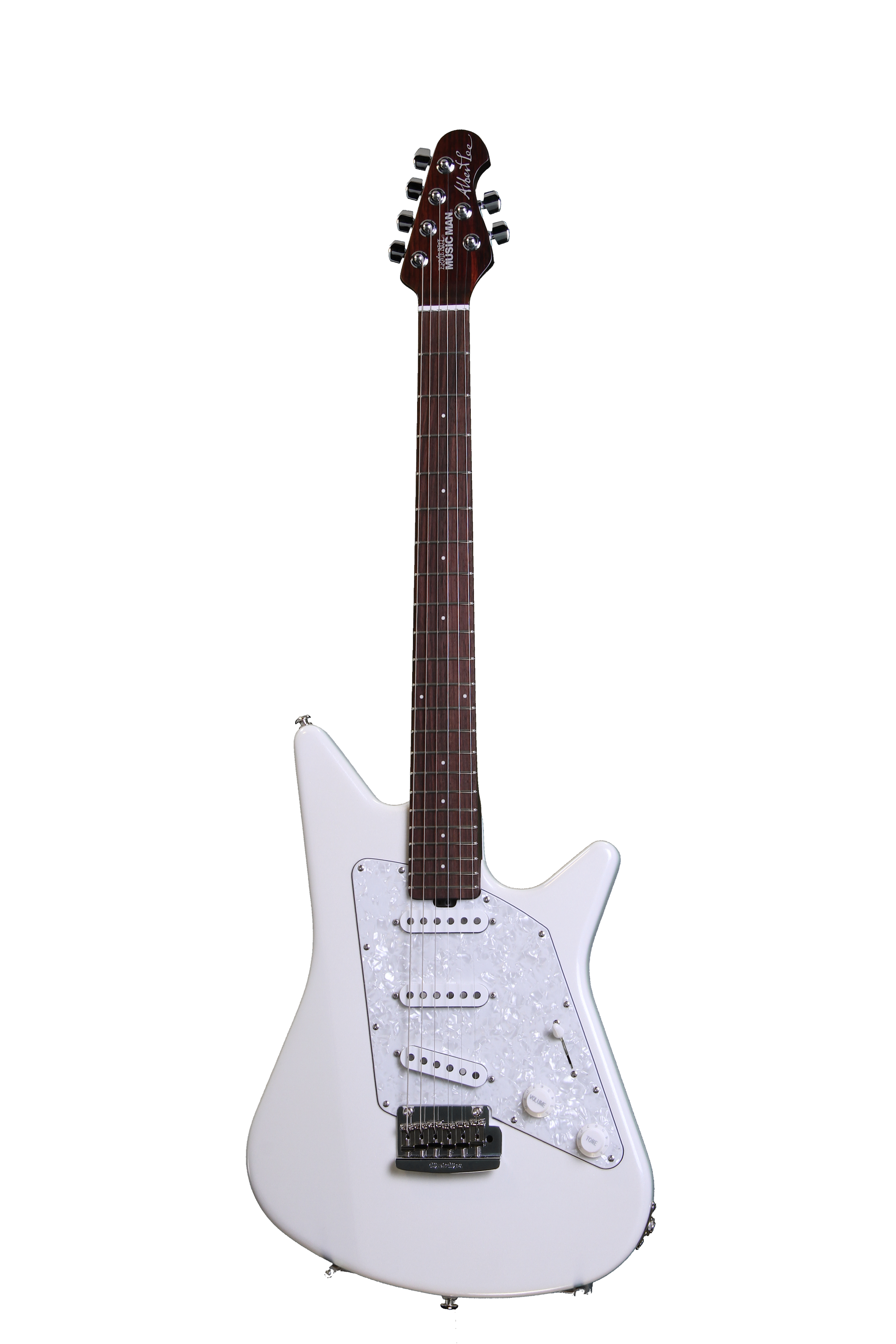 Ernie Ball Music Man Albert Lee SSS - Pearl White | Sweetwater