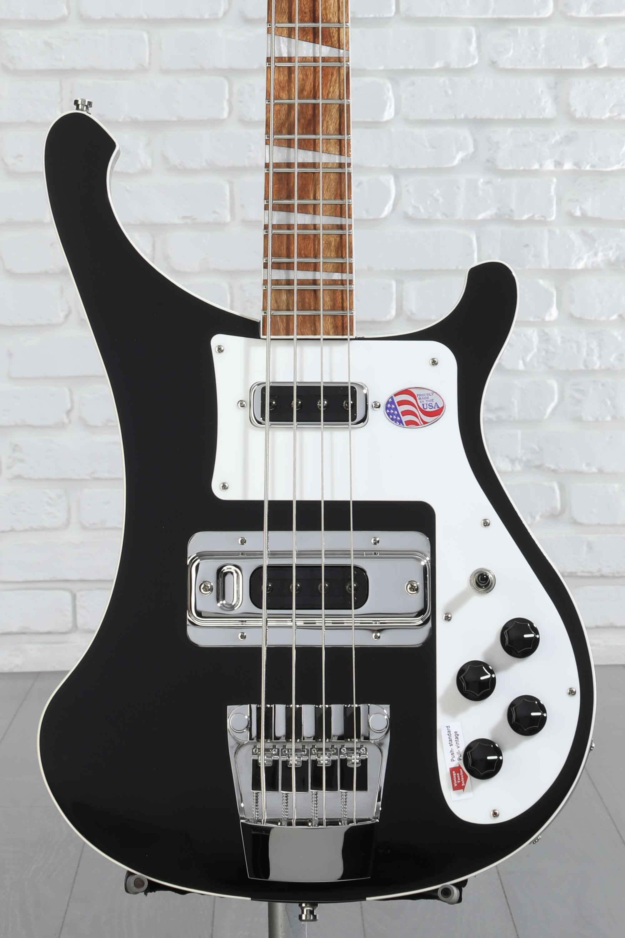 Rickenbacker 4003 Stereo Bass Guitar - Jetglo | Sweetwater Rickenbacker 4003 Stereo Bass Guitar - Jetglo | Sweetwater