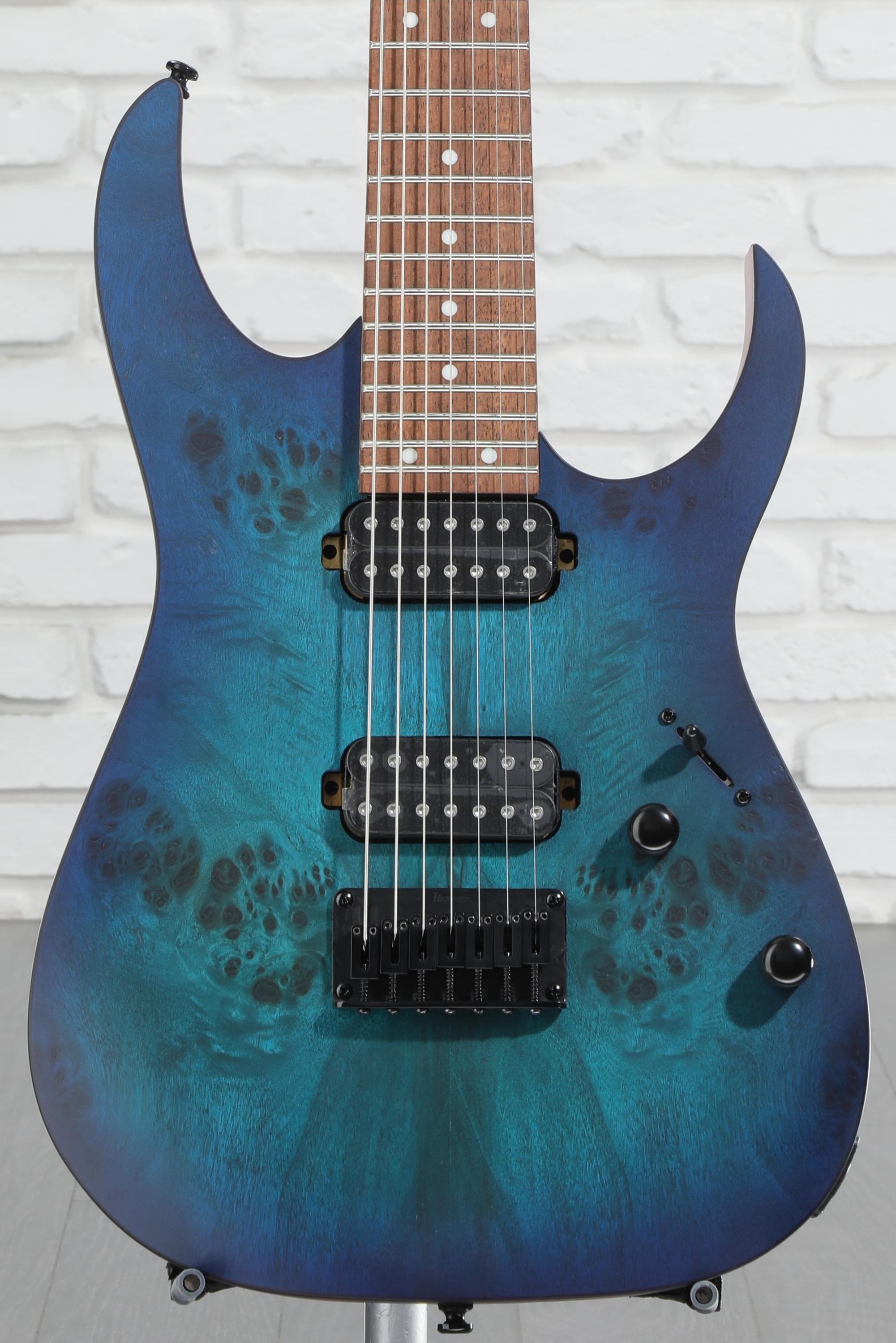 Ibanez RG7421PB Electric Guitar - Sapphire Blue Flat | Sweetwater