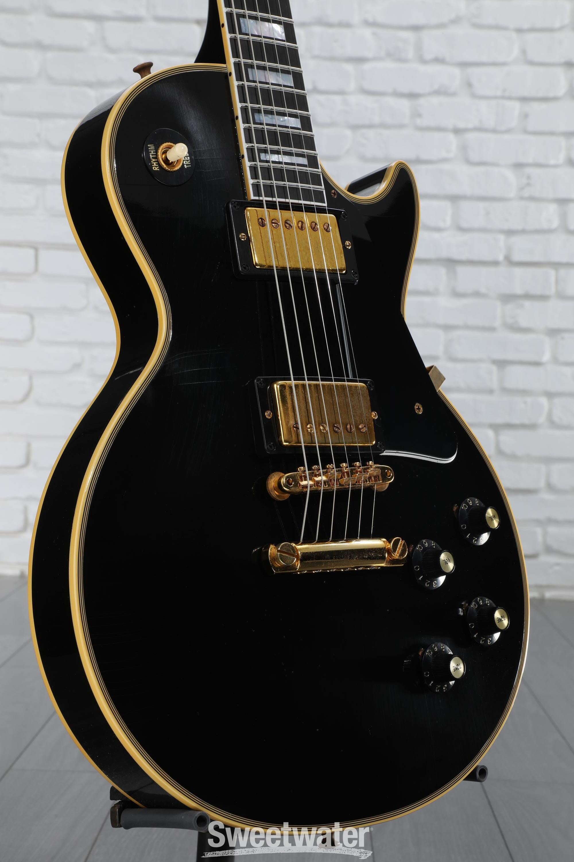 ギター Gibson Custom Shop Murphy Lab 1968 70th Gibson Custom 1968 Les Paul Custom Reissue Electric Guitar