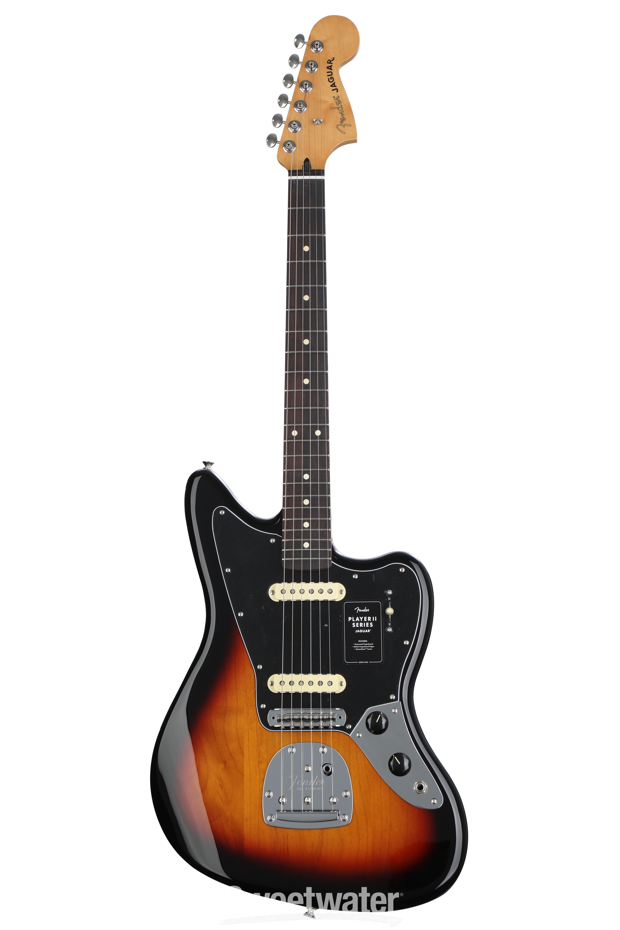 Fender Player II Jaguar Electric Guitar 3-Color Sunburst