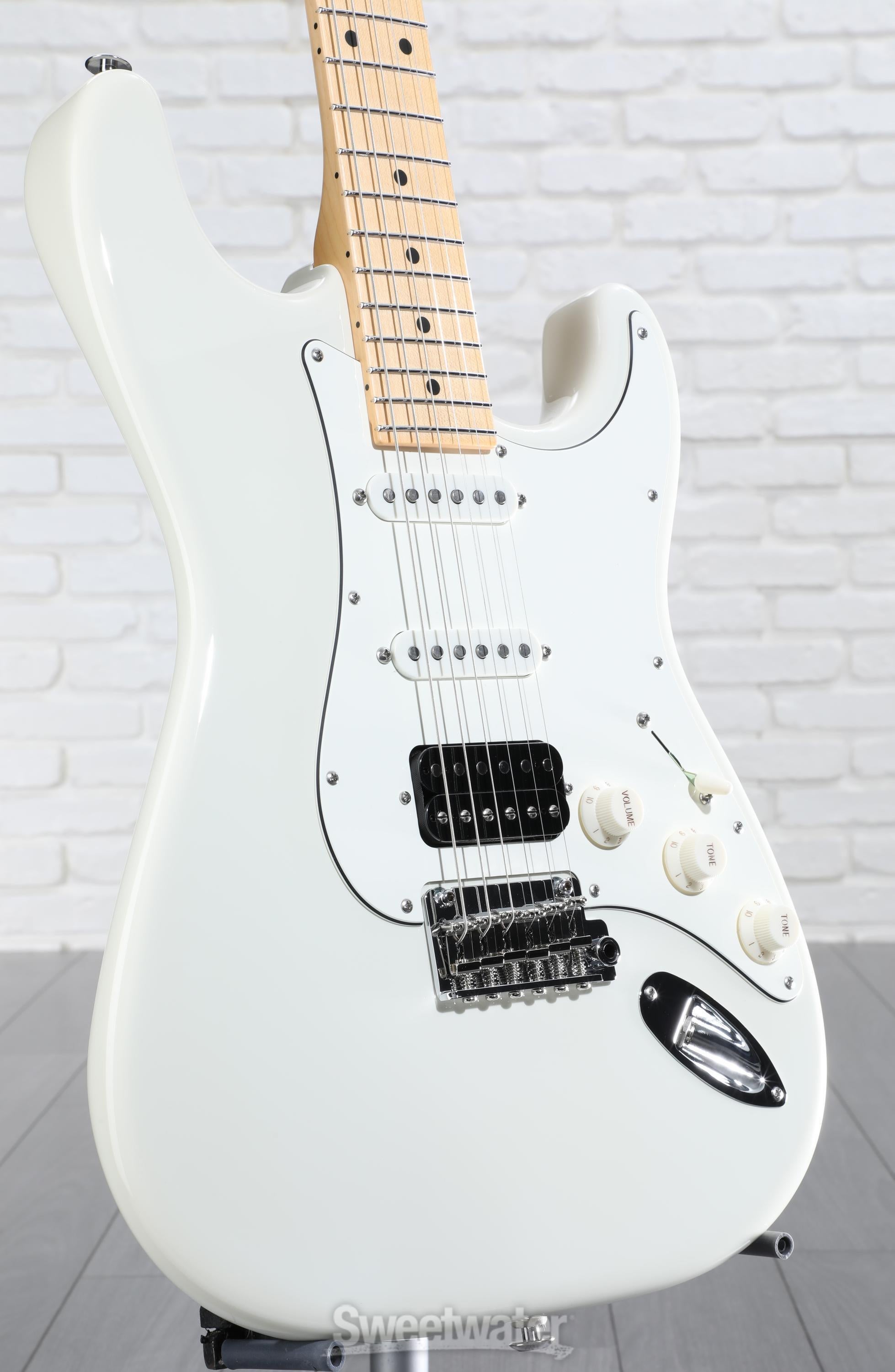Suhr Classic S Electric Guitar - Olympic White with Maple