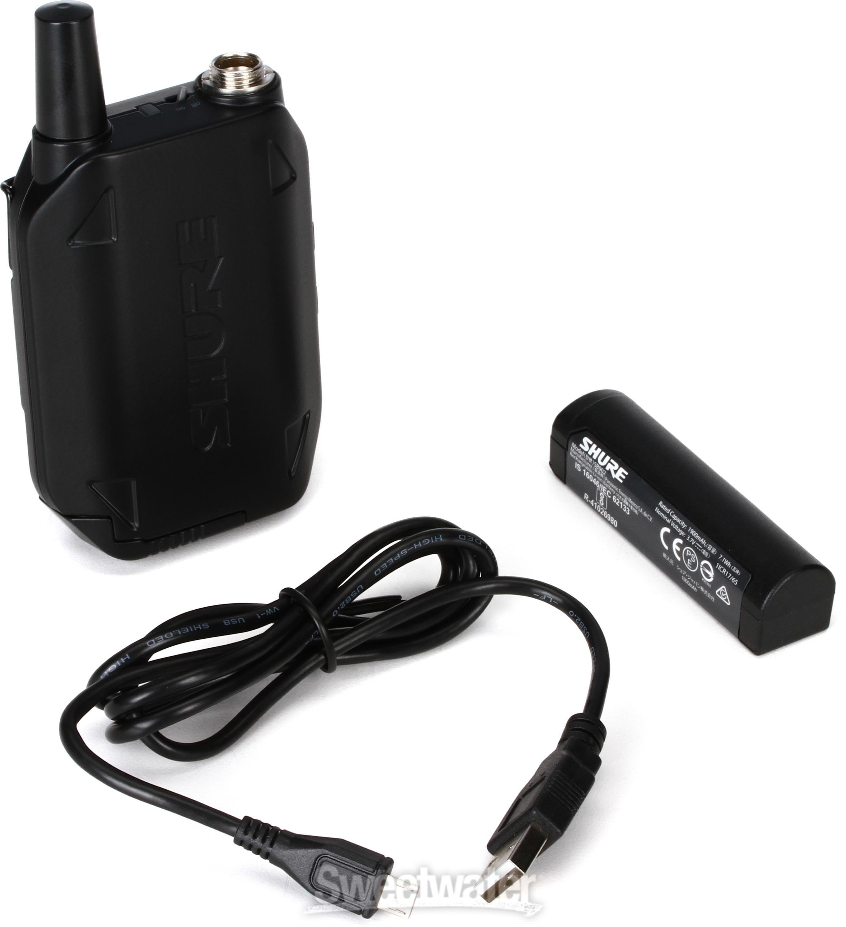 Shure GLXD1 Wireless Bodypack Transmitter | Sweetwater