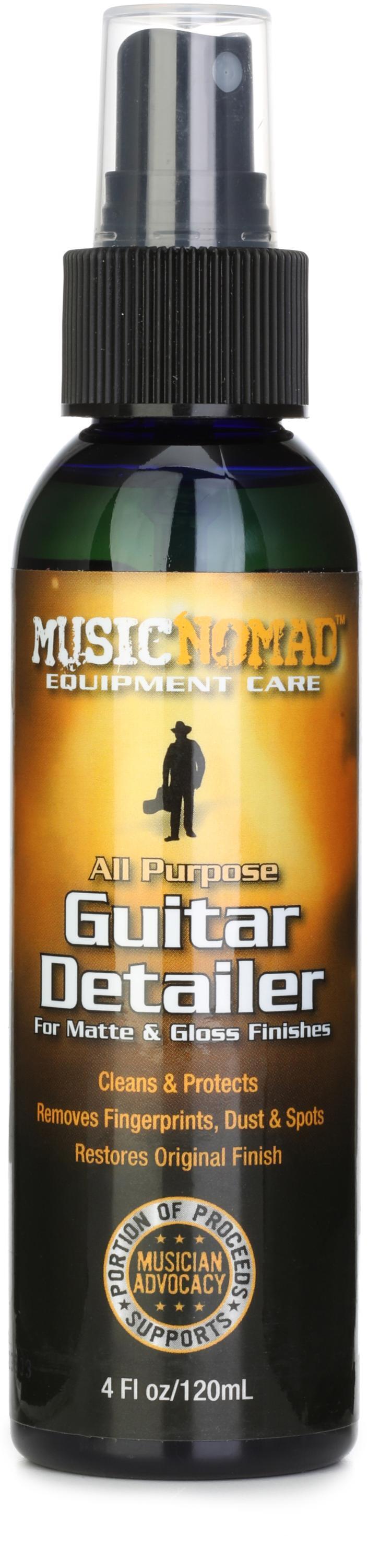 MusicNomad Guitar Detailer for Matte and Gloss Finishes - 4-oz. Bottle