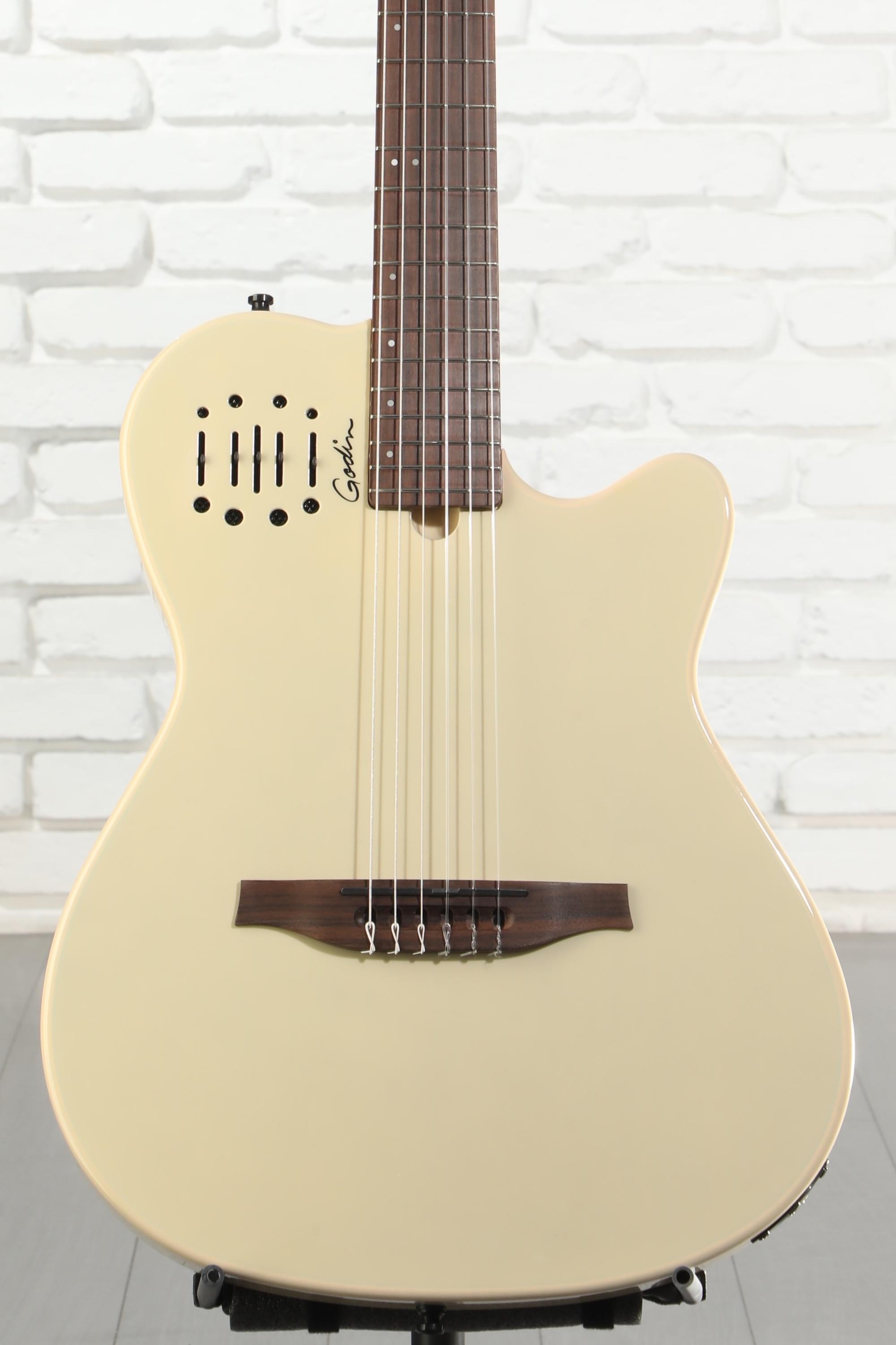 Godin Multiac Mundial Nylon Acoustic-electric Guitar - Ozark Cream
