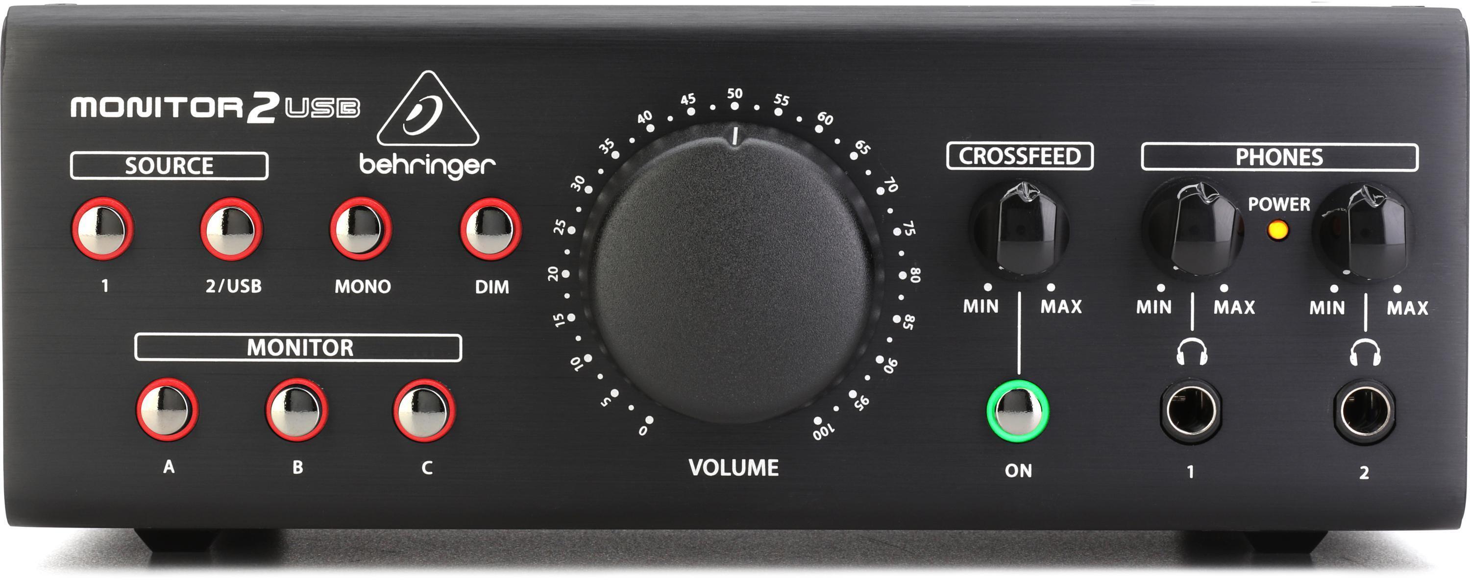 Behringer MONITOR2USB Monitor Controller | Sweetwater