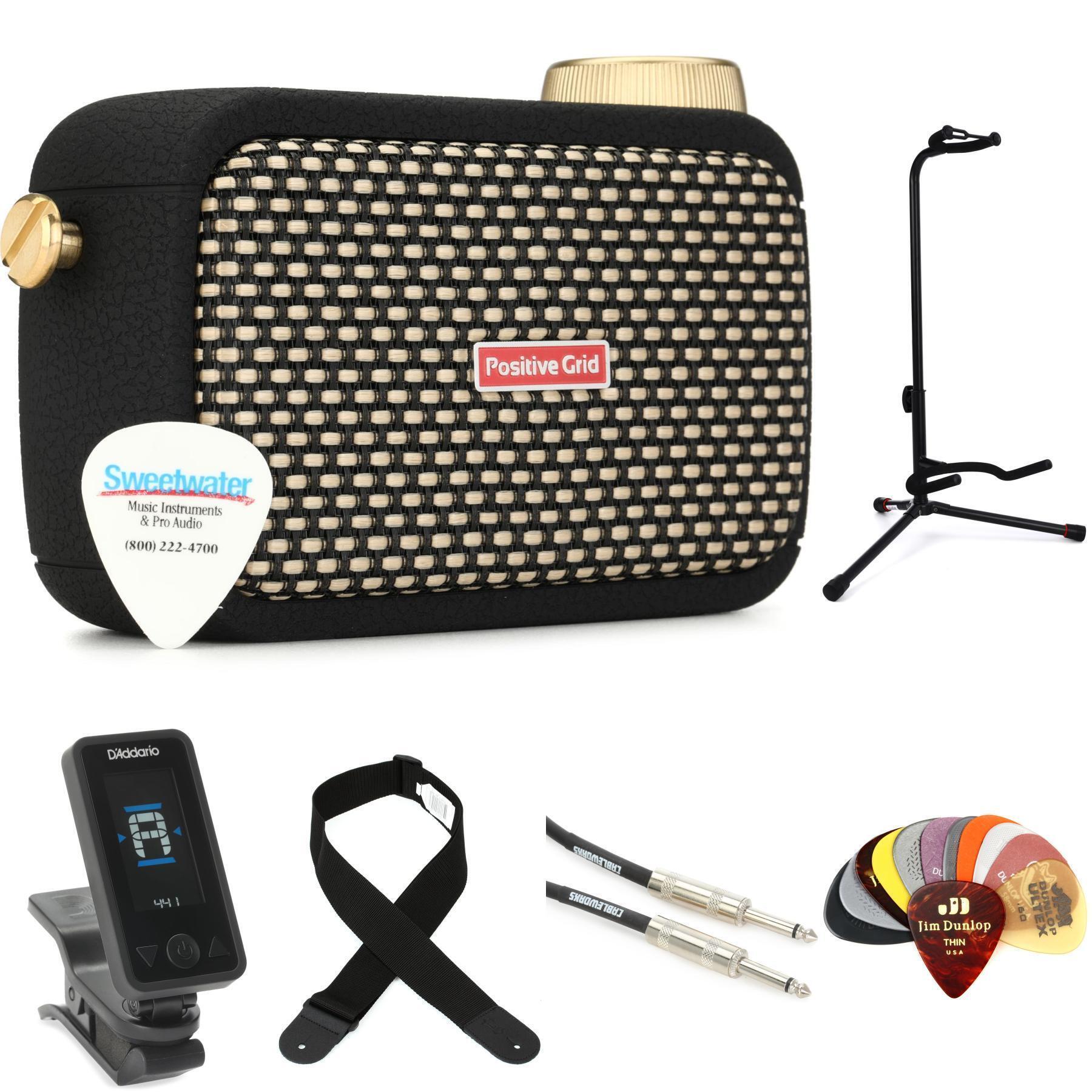 Photo of Positive Grid Spark GO 5-watt 1x2" Combo Amplifier Accessory Bundle