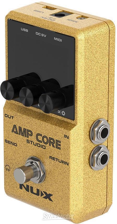 NUX Amp Core Studio Guitar Amp Modeling Pedal | Sweetwater