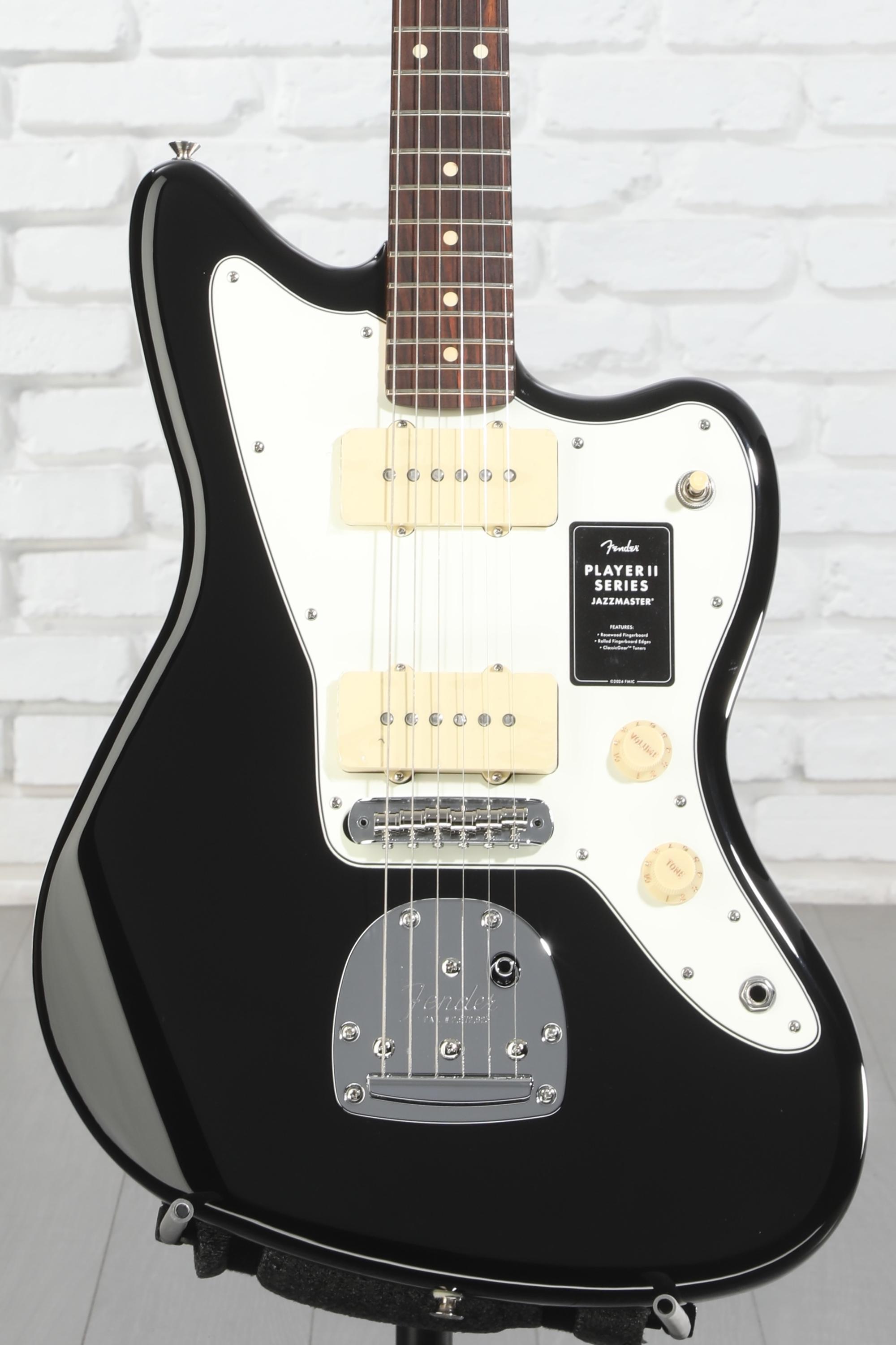 Fender Player II Jazzmaster Electric Guitar - Black | Sweetwater