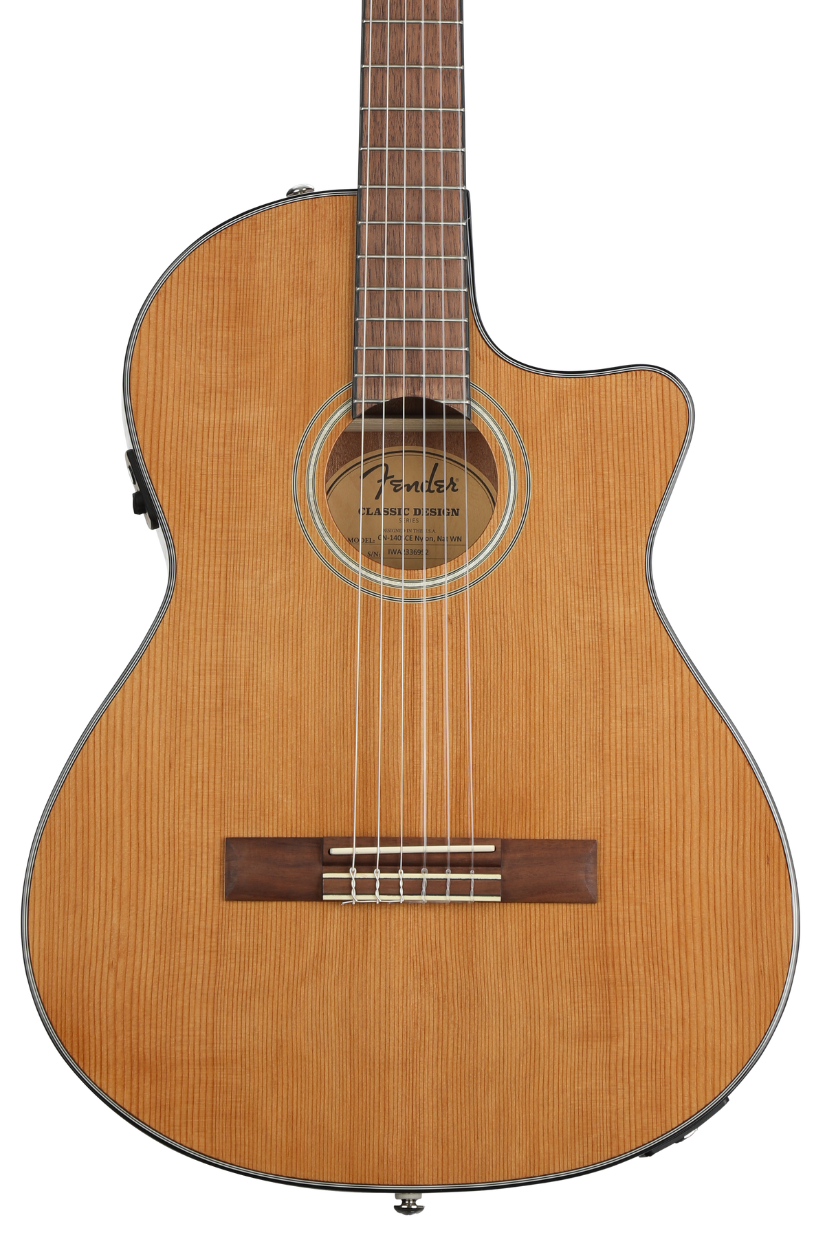 Fender CN-140SCE - Natural | Sweetwater