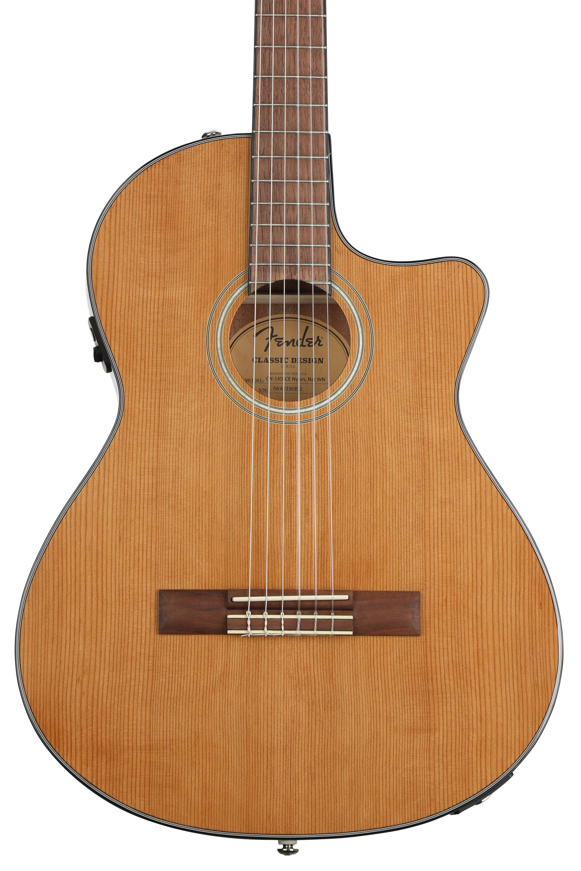 Fender CN-140SCE - Natural | Sweetwater