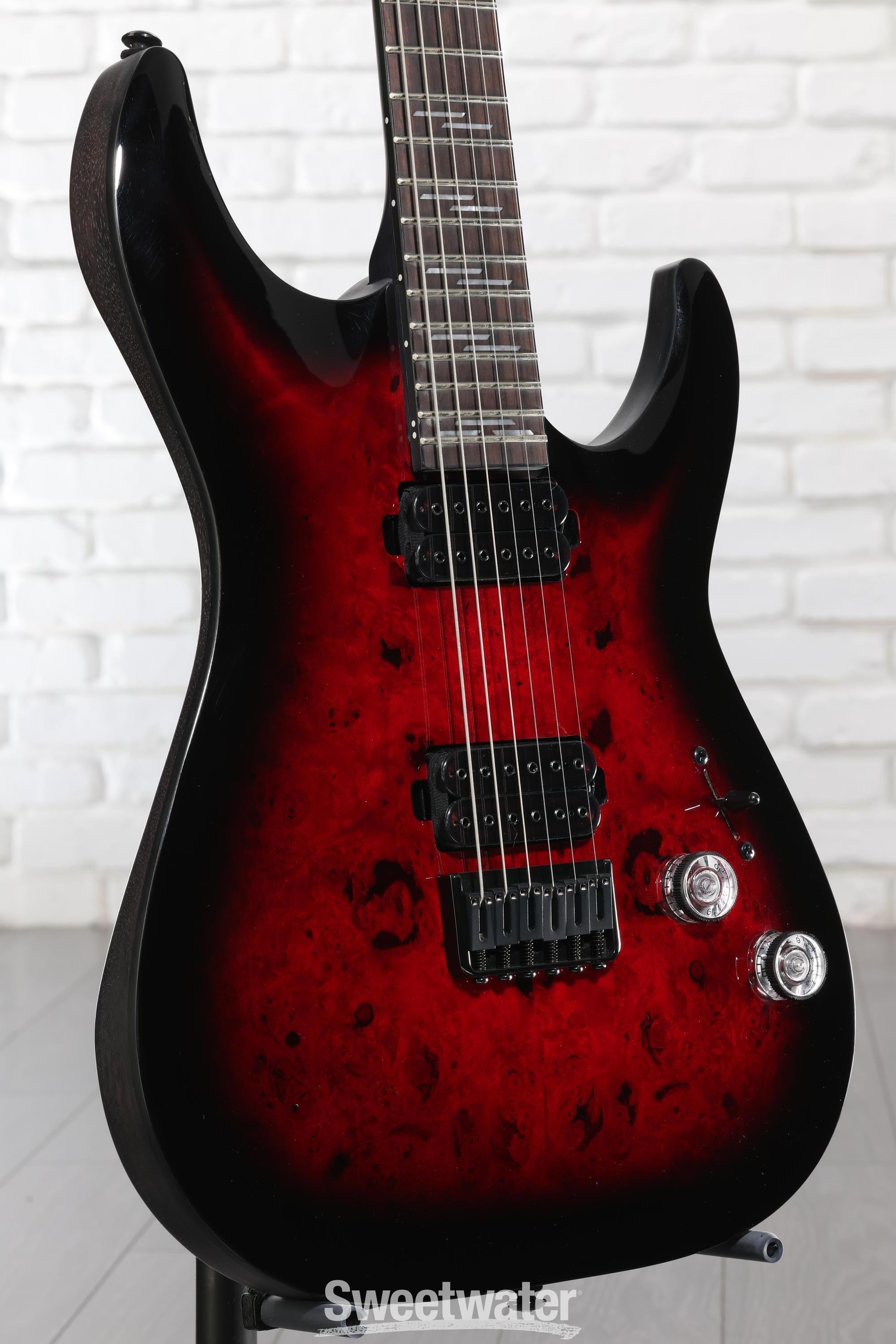 Schecter Omen Elite-6 Electric Guitar - Black Cherry Burst