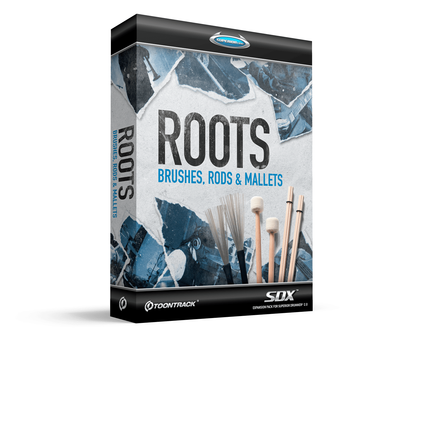 Toontrack Roots SDX - Brushes, Rods, and Mallets Sound Expansion