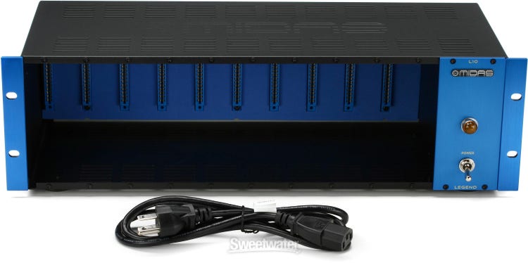 Midas L10 10-slot 500 Series Chassis
