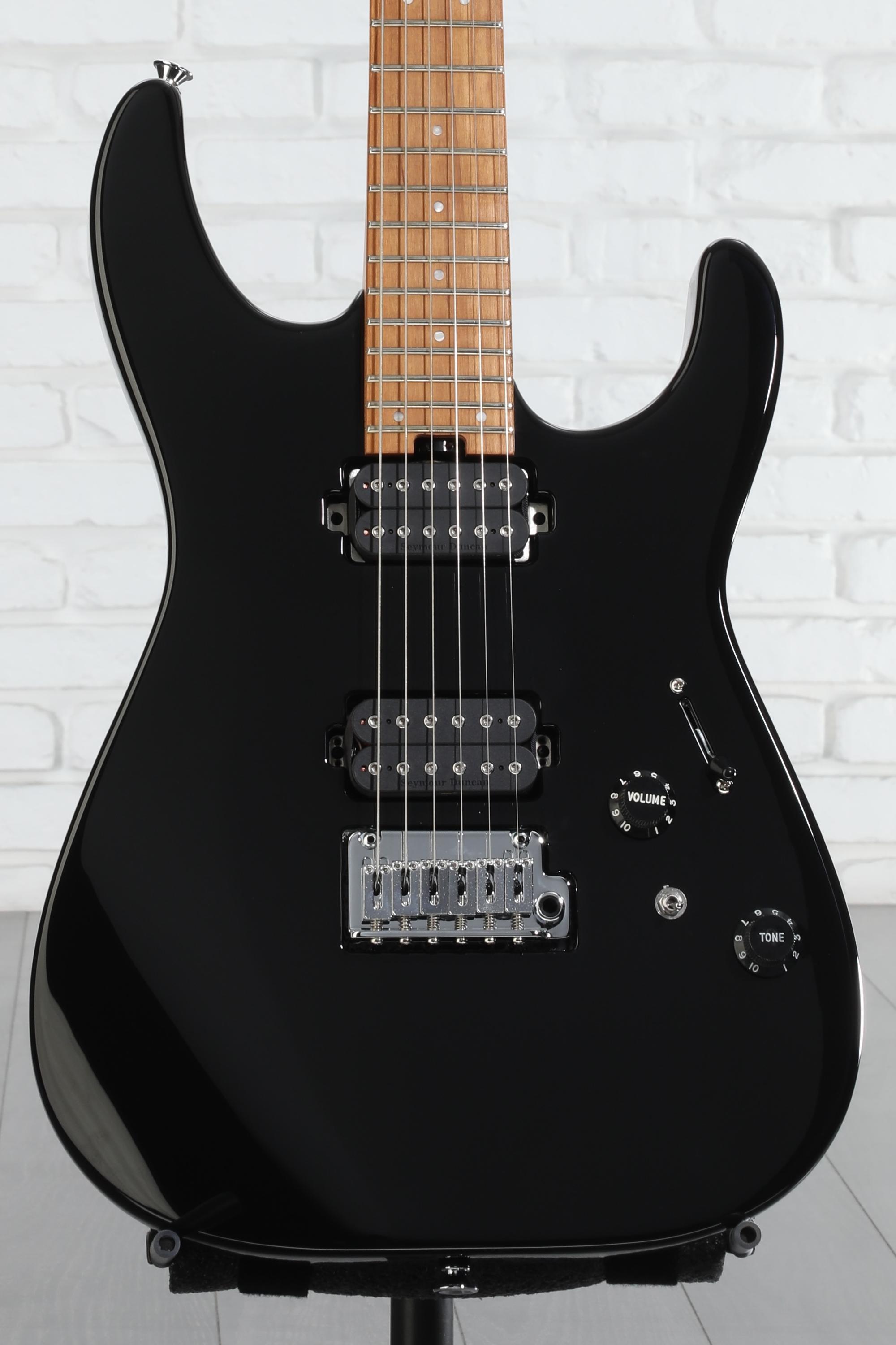 ギター CHARVEL Dinky DK24 HH 2PT CM GLOSS BLACK Charvel Pro-Mod DK24 HH 2PT Electric Guitar - Gloss Black | Sweetwater