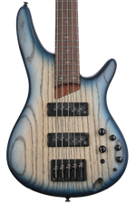 Photo of Ibanez Standard SR605E Bass Guitar - Cosmic Blue Starburst Flat